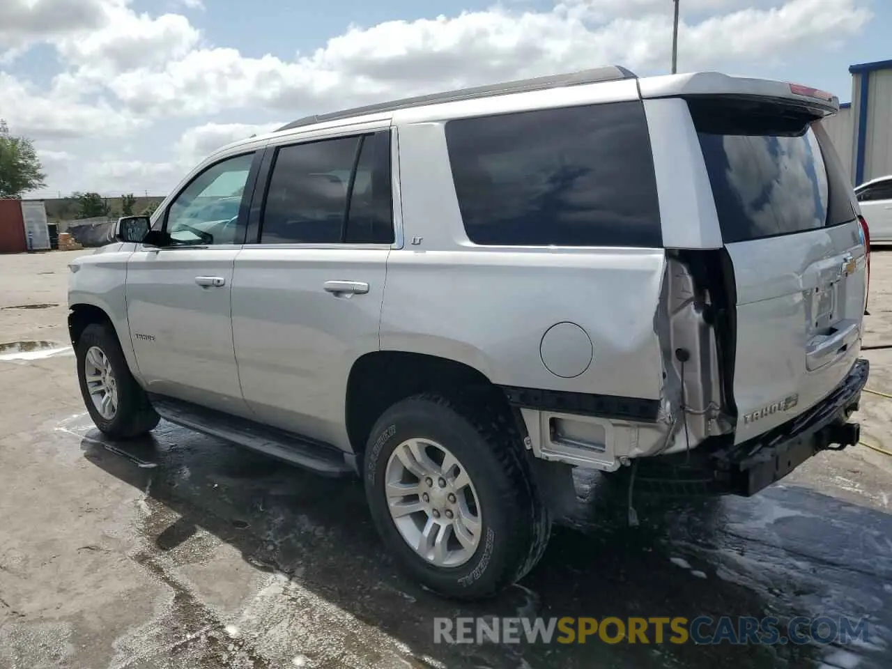 2 Photograph of a damaged car 1GNSCBKC9KR208029 CHEVROLET TAHOE 2019