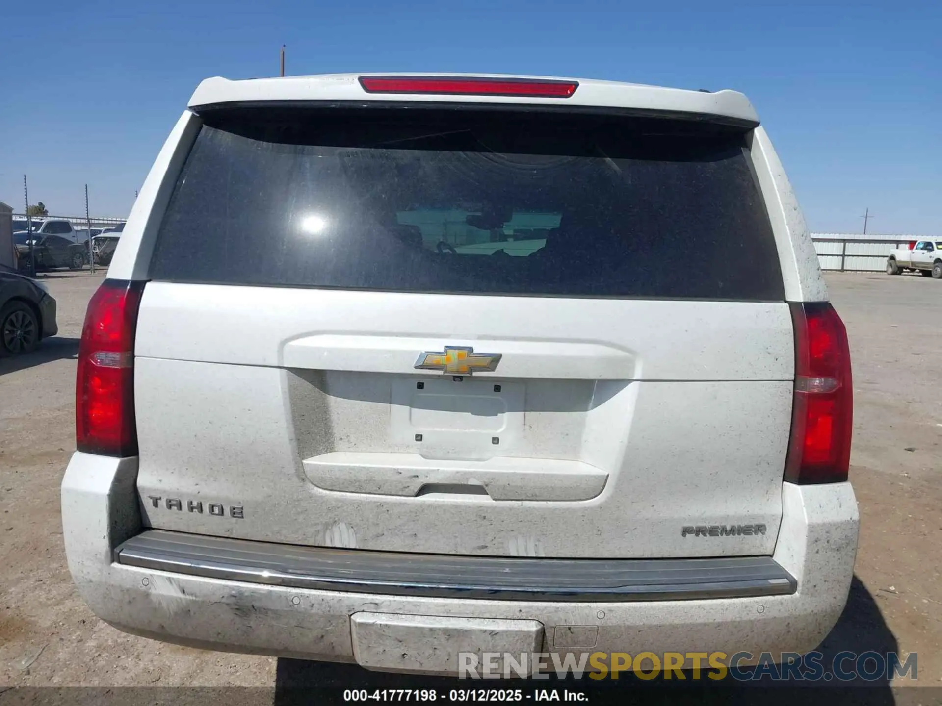 16 Photograph of a damaged car 1GNSCCKC9KR256636 CHEVROLET TAHOE 2019