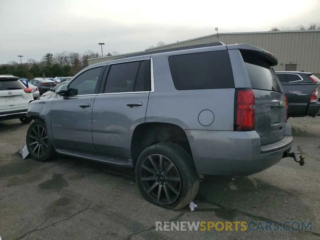 2 Photograph of a damaged car 1GNSKAECXKR285842 CHEVROLET TAHOE 2019