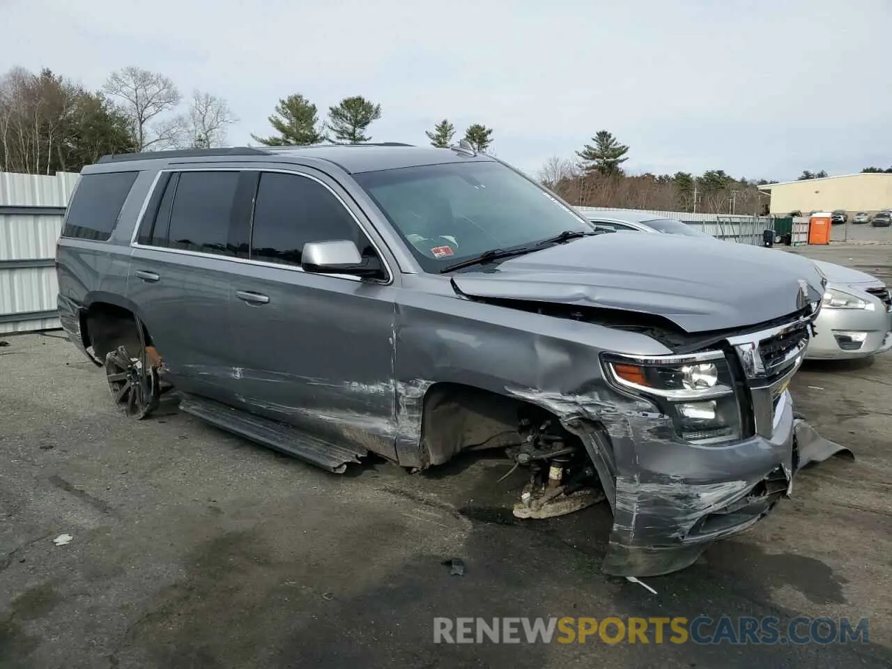 4 Photograph of a damaged car 1GNSKAECXKR285842 CHEVROLET TAHOE 2019