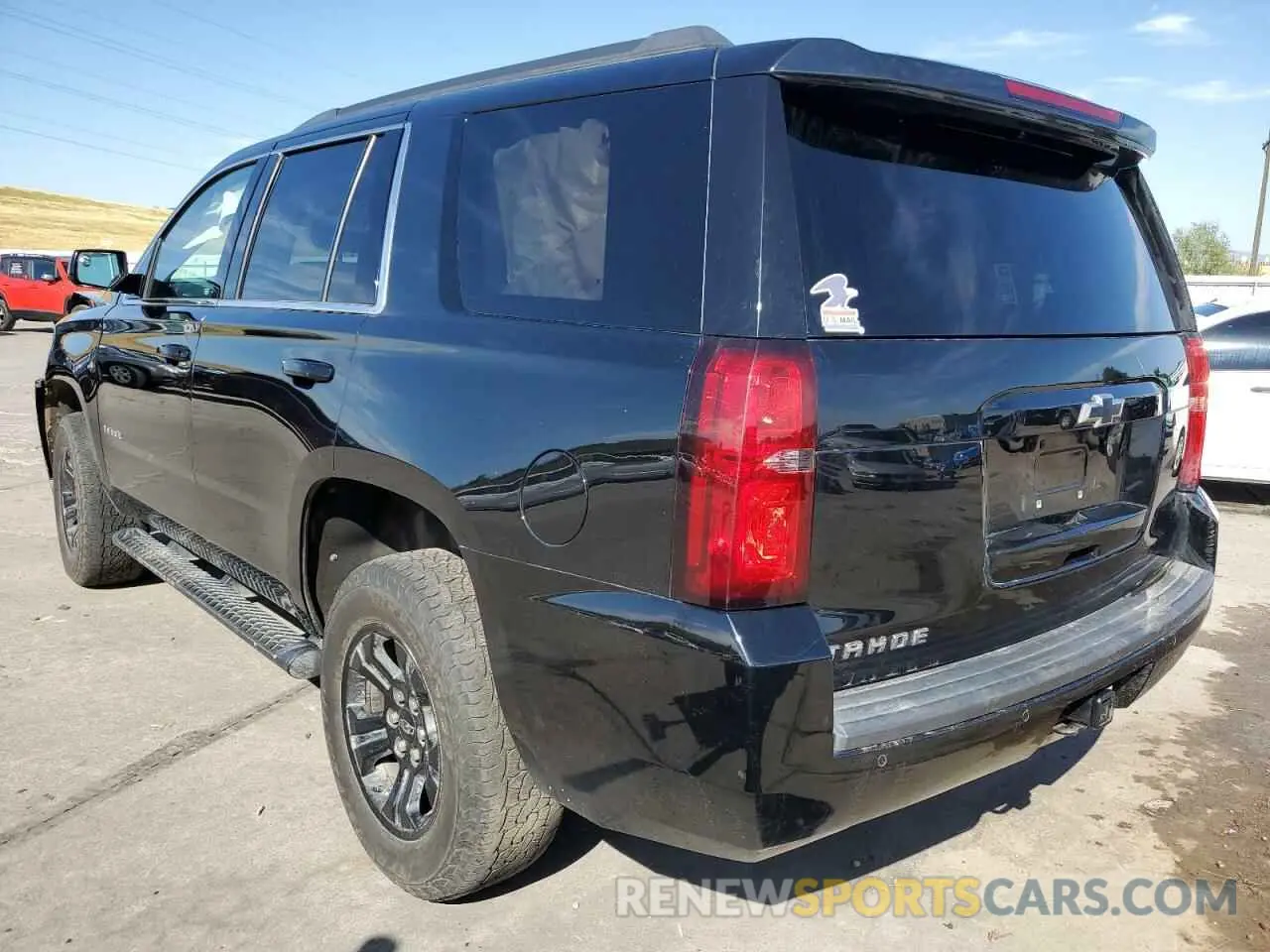 2 Photograph of a damaged car 1GNSKAKC2KR180071 CHEVROLET TAHOE 2019