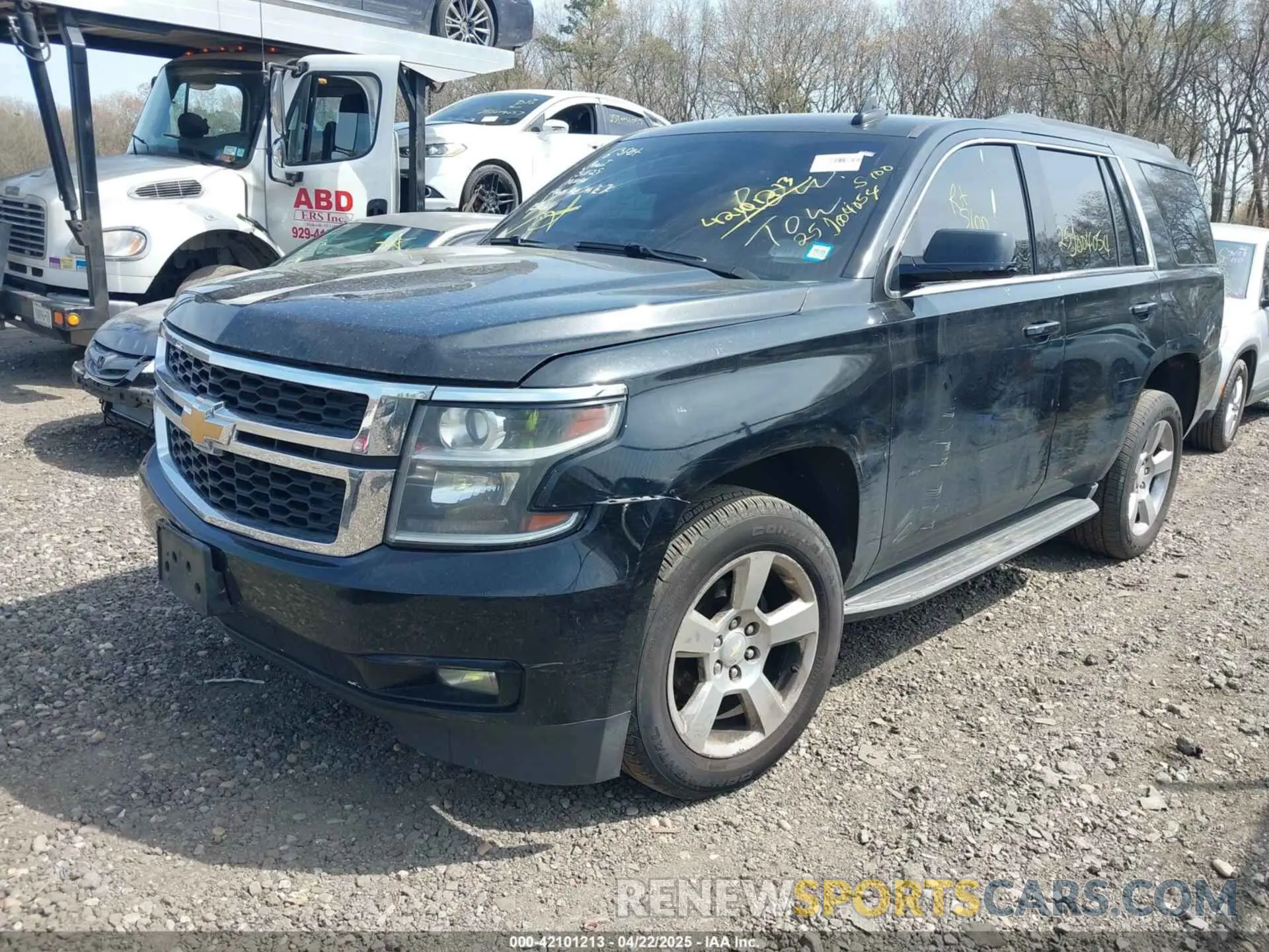 2 Photograph of a damaged car 1GNSKAKC3KR145054 CHEVROLET TAHOE 2019
