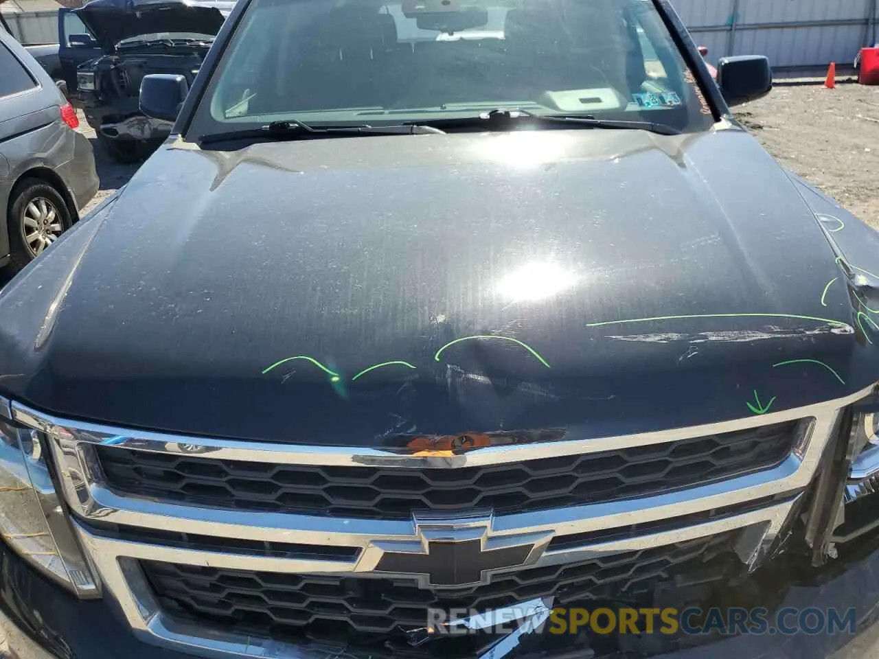 12 Photograph of a damaged car 1GNSKAKC4KR341147 CHEVROLET TAHOE 2019
