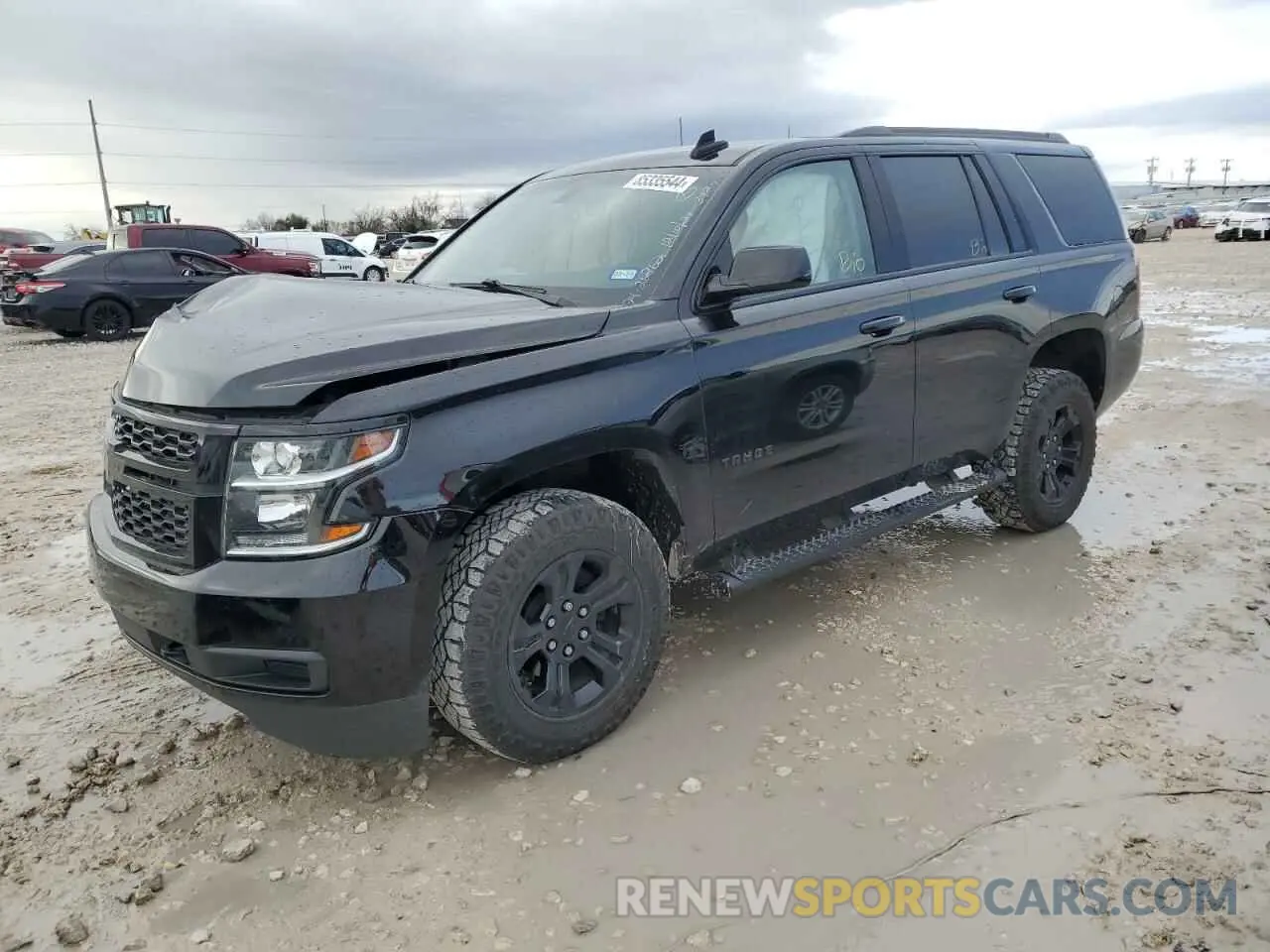 1 Photograph of a damaged car 1GNSKAKC4KR363987 CHEVROLET TAHOE 2019