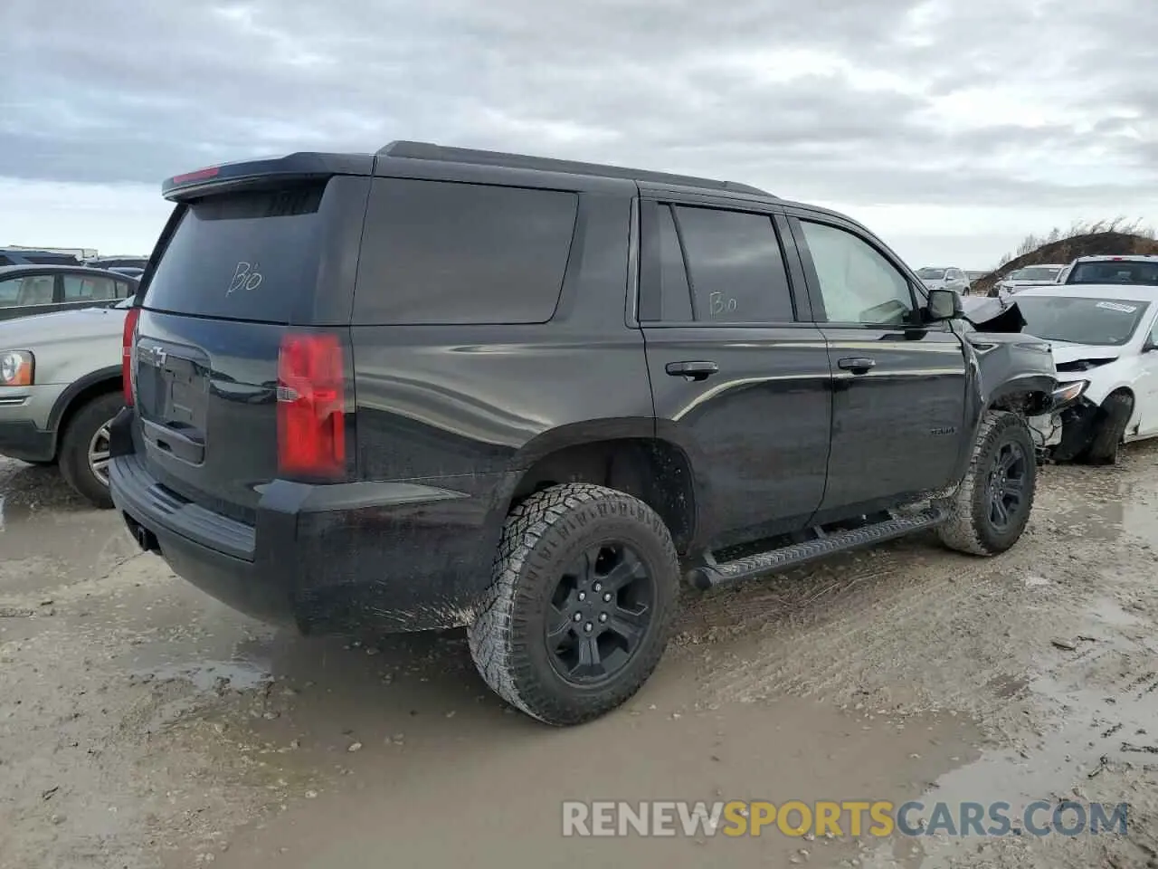 3 Photograph of a damaged car 1GNSKAKC4KR363987 CHEVROLET TAHOE 2019