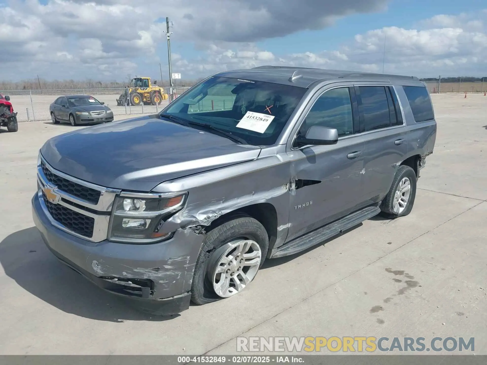 6 Photograph of a damaged car 1GNSKAKC7KR347704 CHEVROLET TAHOE 2019