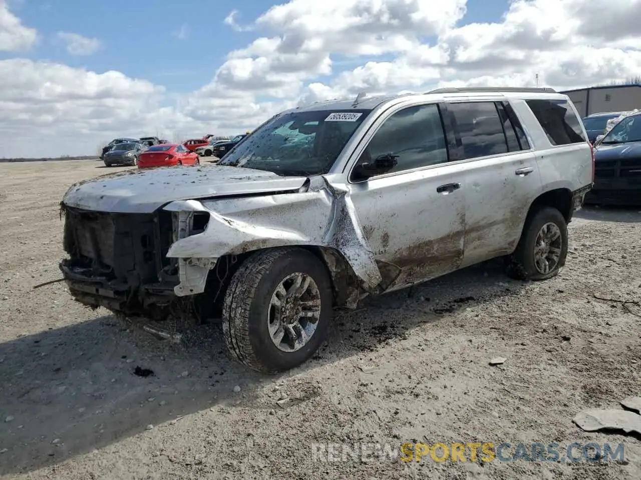 1 Photograph of a damaged car 1GNSKAKC8KR343760 CHEVROLET TAHOE 2019