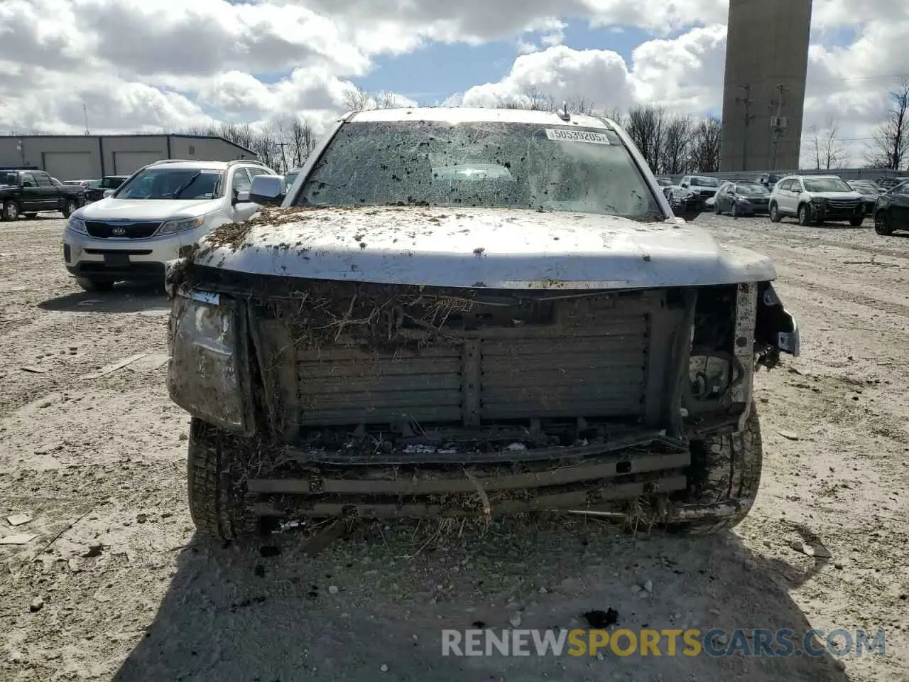 5 Photograph of a damaged car 1GNSKAKC8KR343760 CHEVROLET TAHOE 2019