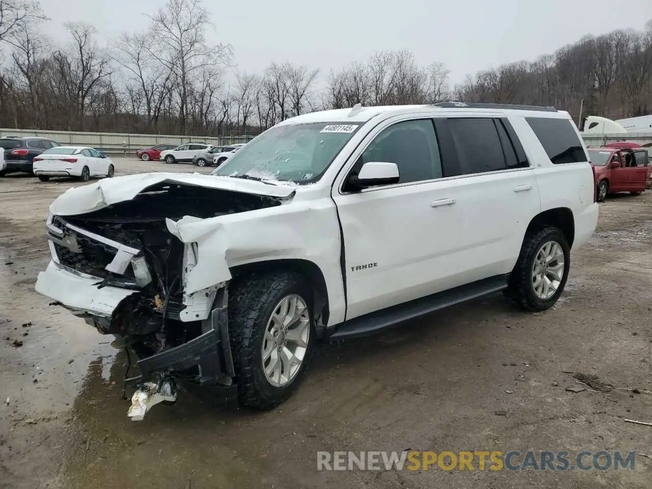 1 Photograph of a damaged car 1GNSKBKC0KR122479 CHEVROLET TAHOE 2019