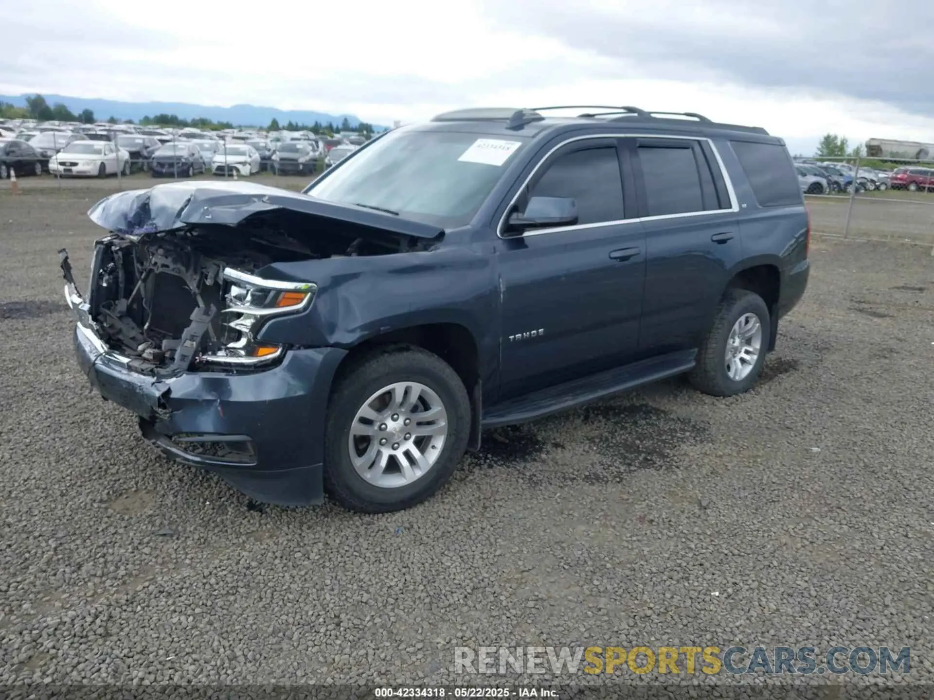 2 Photograph of a damaged car 1GNSKBKC1KR241223 CHEVROLET TAHOE 2019