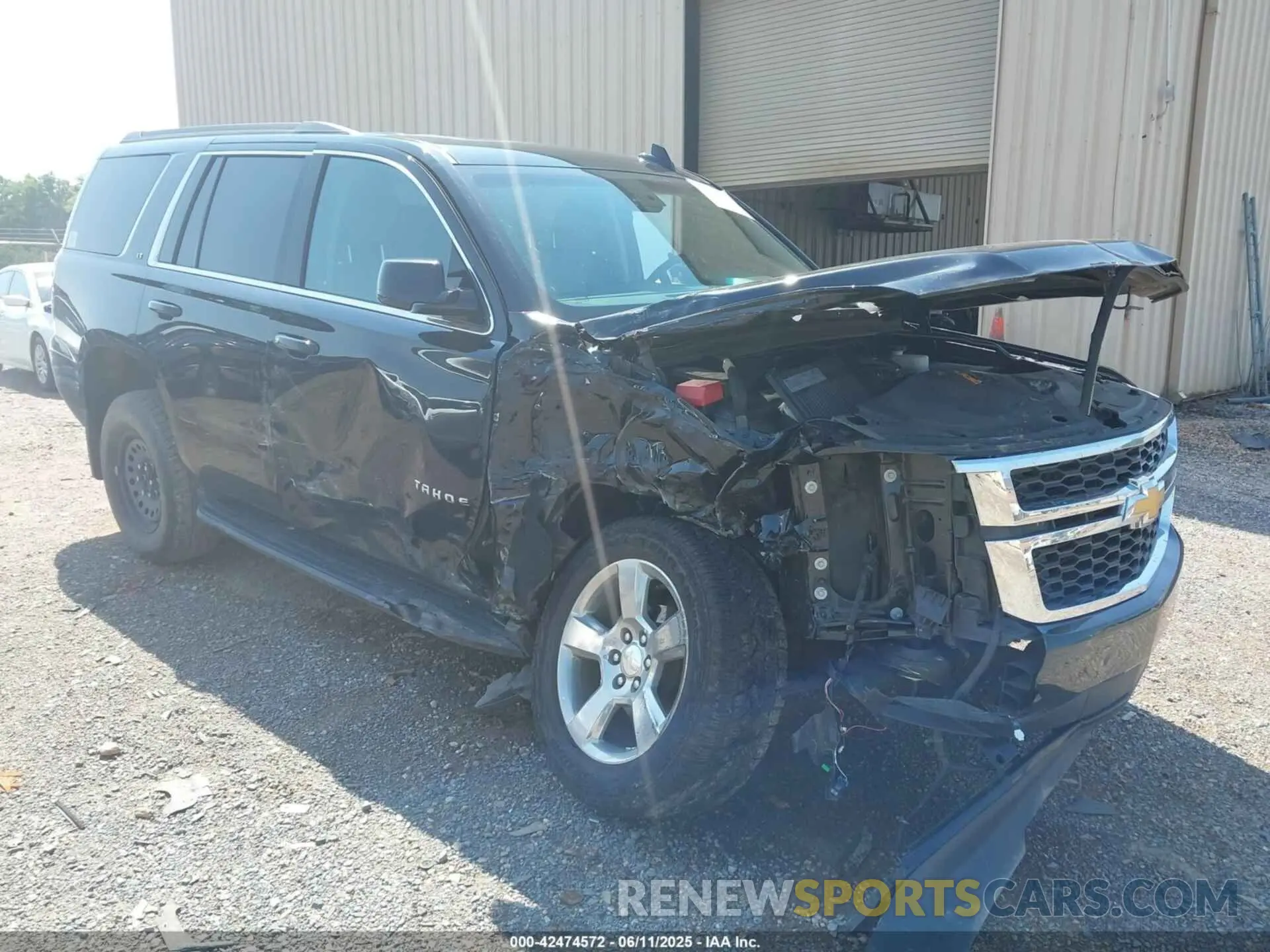 1 Photograph of a damaged car 1GNSKBKC1KR264324 CHEVROLET TAHOE 2019