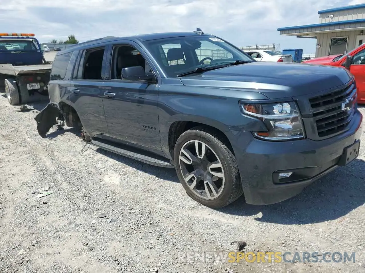 4 Photograph of a damaged car 1GNSKBKC2KR145004 CHEVROLET TAHOE 2019