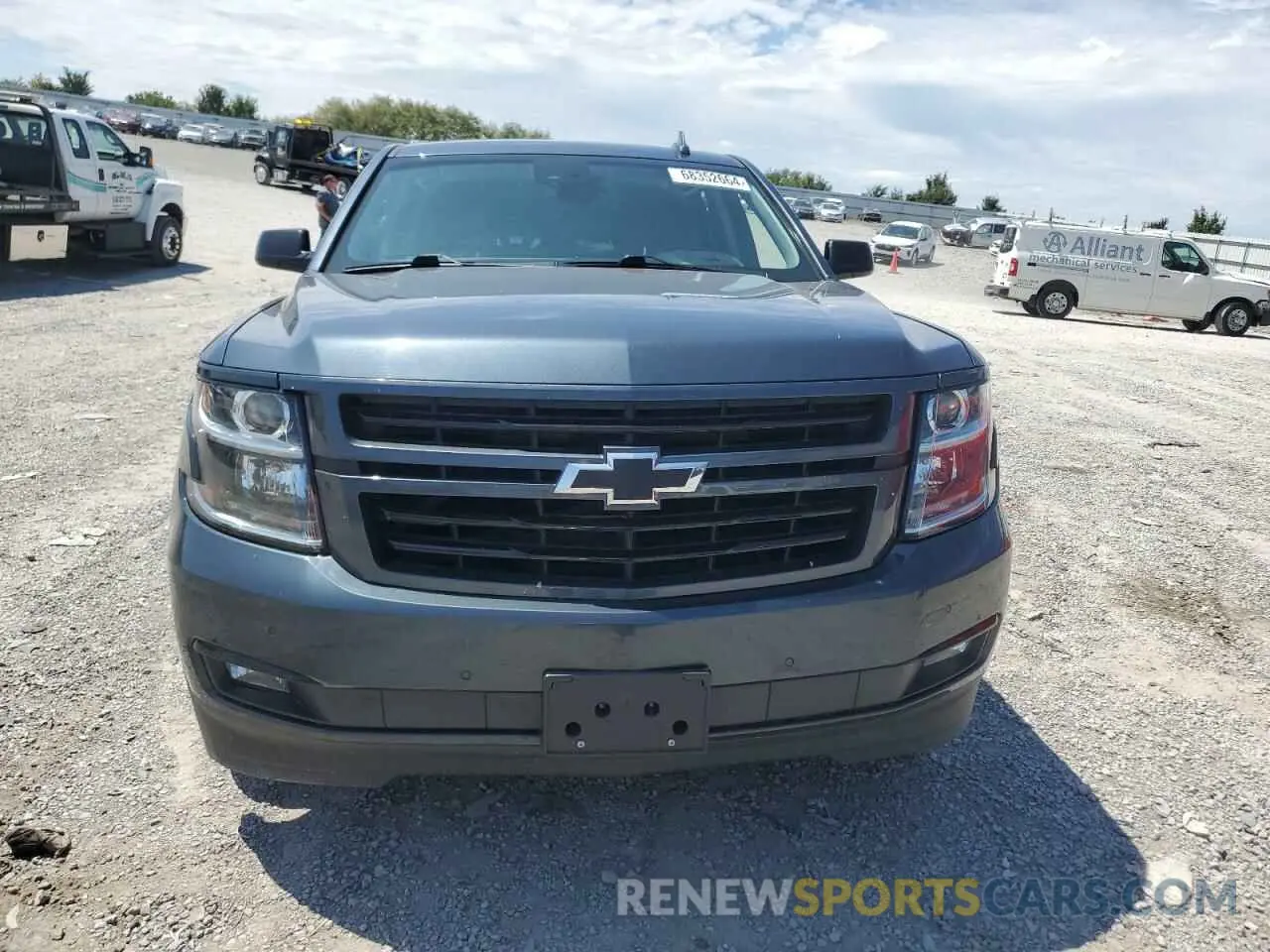 5 Photograph of a damaged car 1GNSKBKC2KR145004 CHEVROLET TAHOE 2019