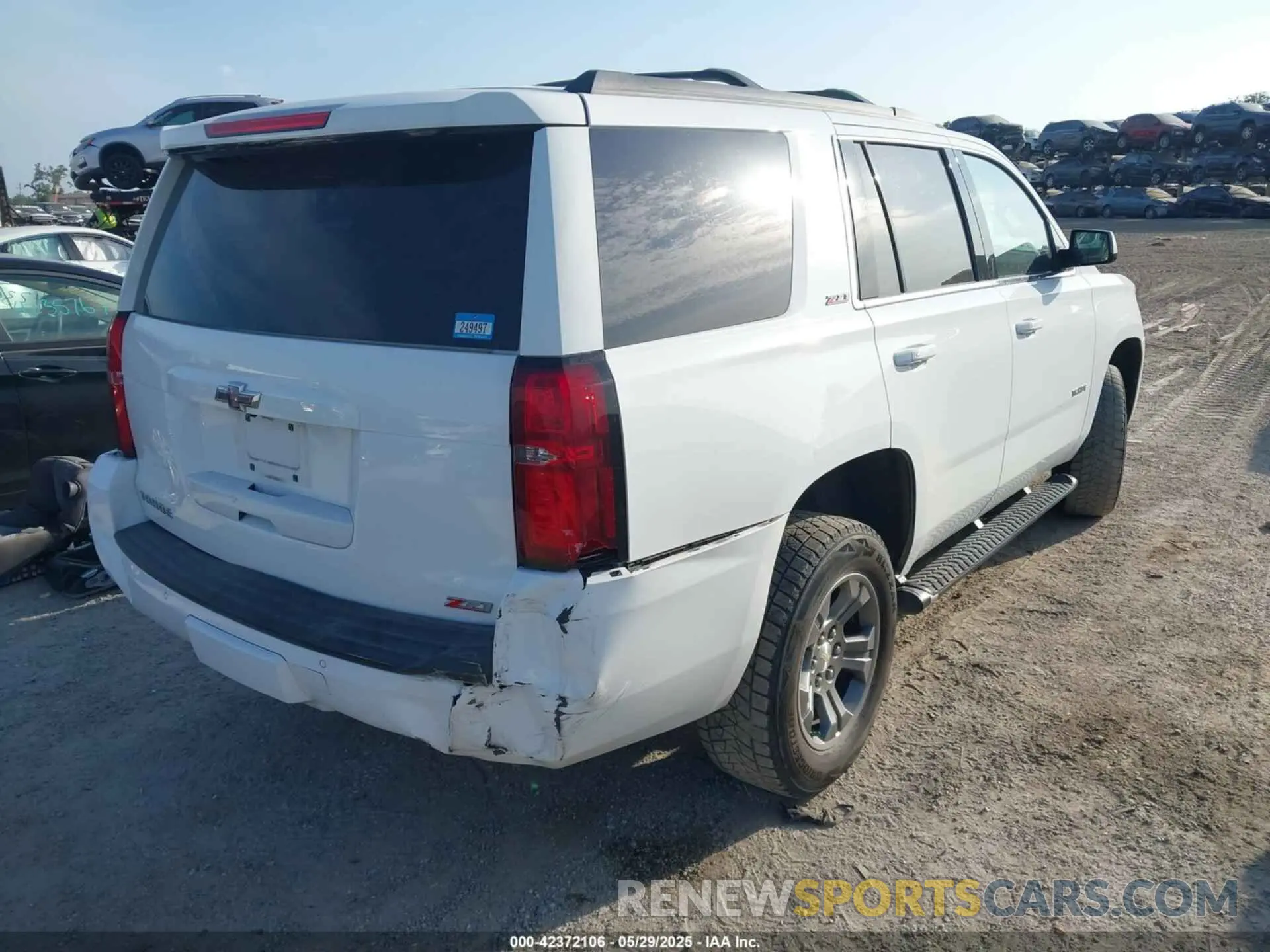 4 Photograph of a damaged car 1GNSKBKC2KR253915 CHEVROLET TAHOE 2019