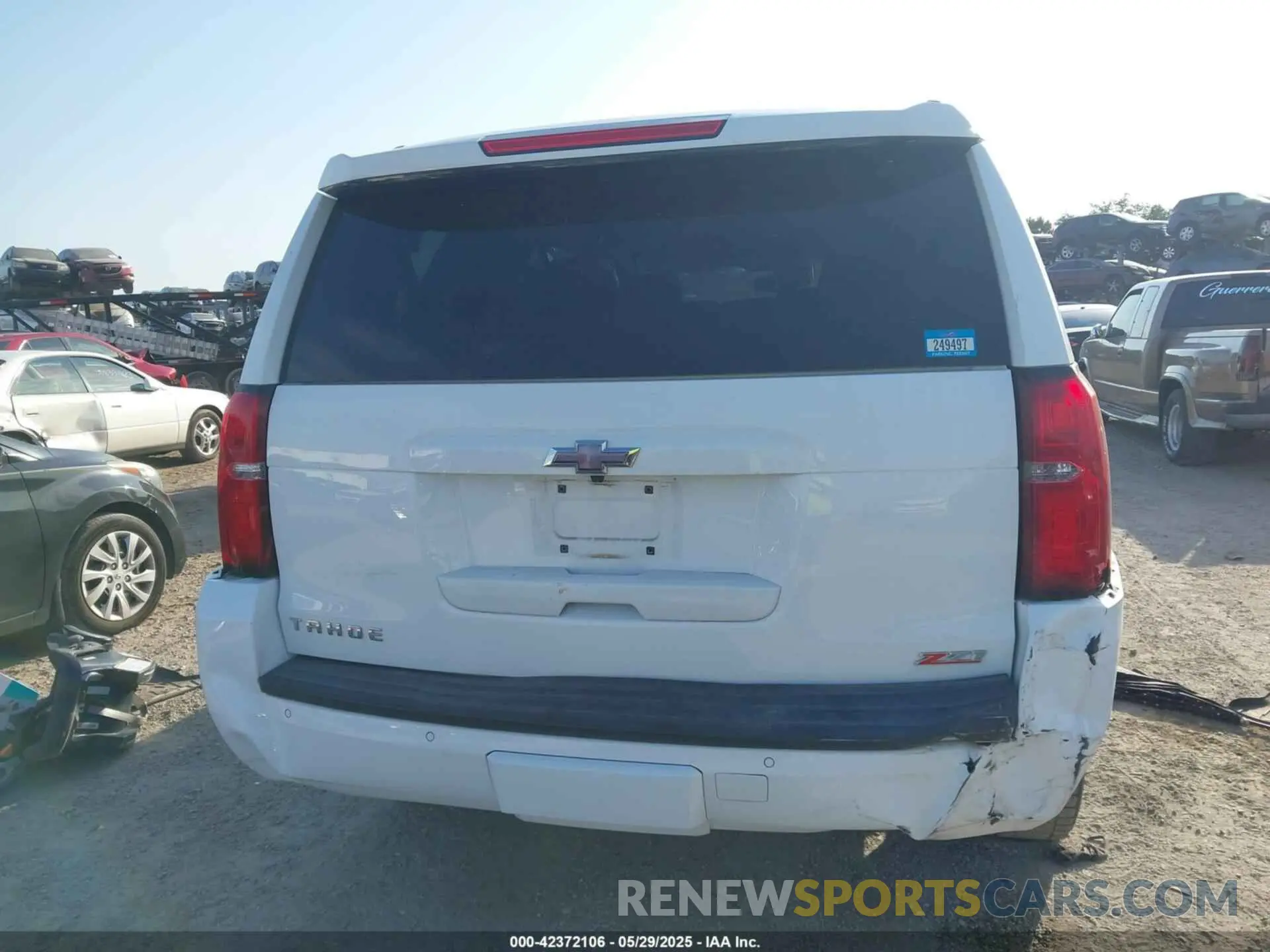 6 Photograph of a damaged car 1GNSKBKC2KR253915 CHEVROLET TAHOE 2019