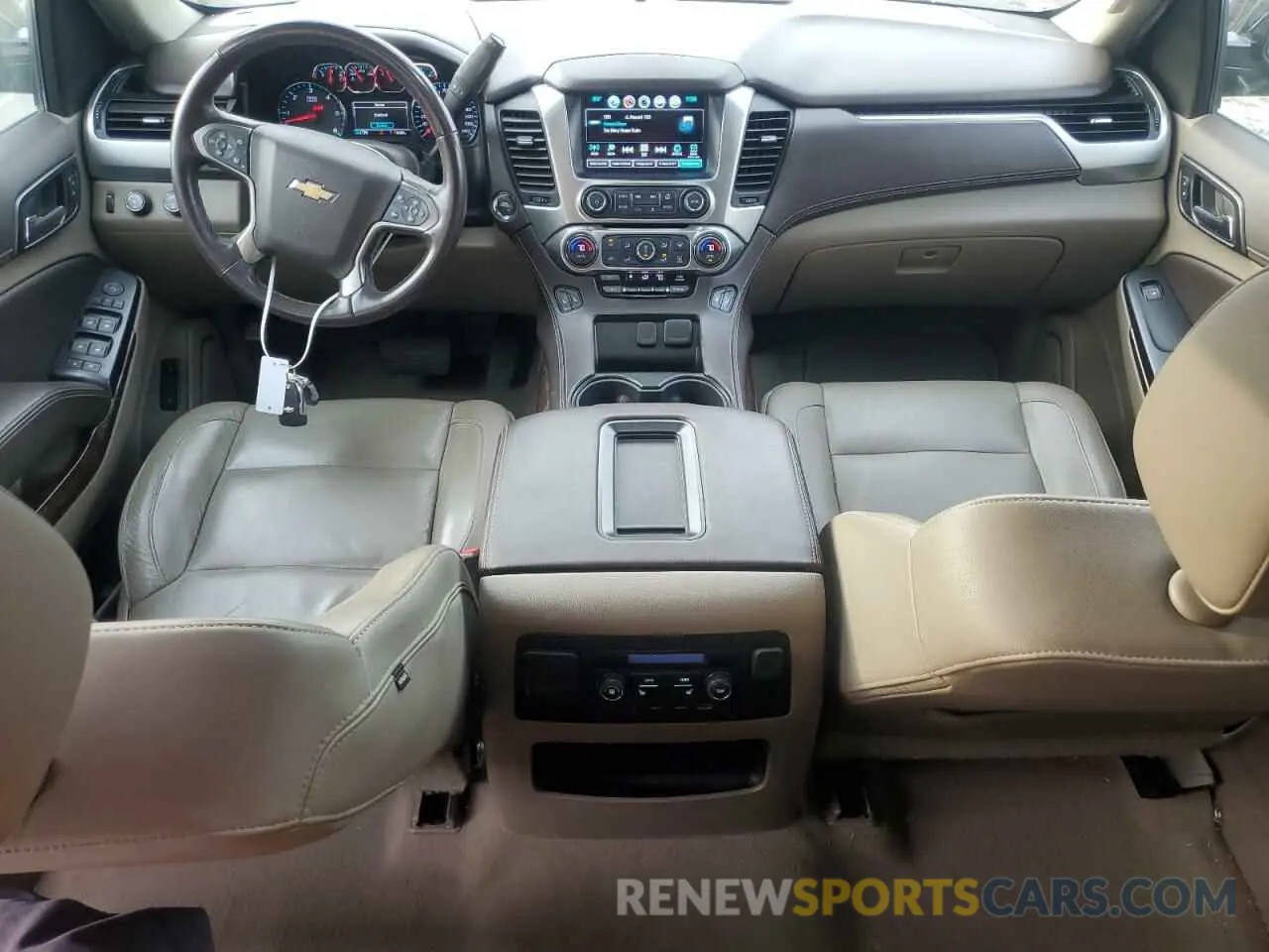 8 Photograph of a damaged car 1GNSKBKC2KR349527 CHEVROLET TAHOE 2019