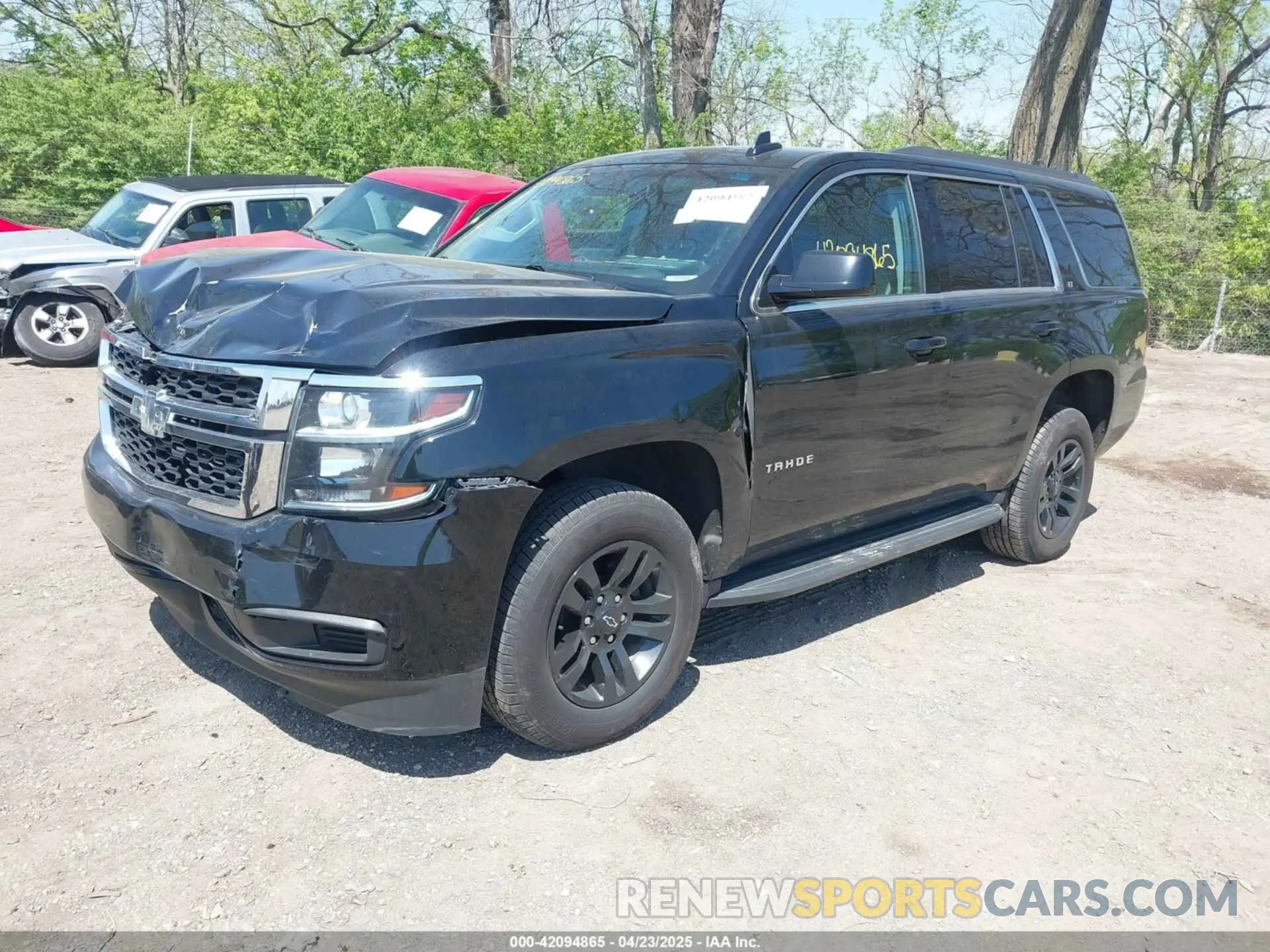 2 Photograph of a damaged car 1GNSKBKC3KR109743 CHEVROLET TAHOE 2019
