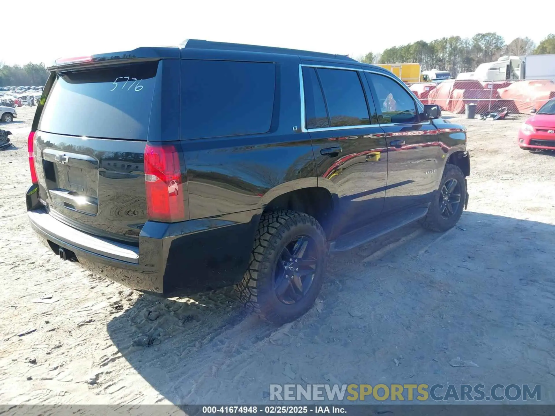 4 Photograph of a damaged car 1GNSKBKC3KR345776 CHEVROLET TAHOE 2019