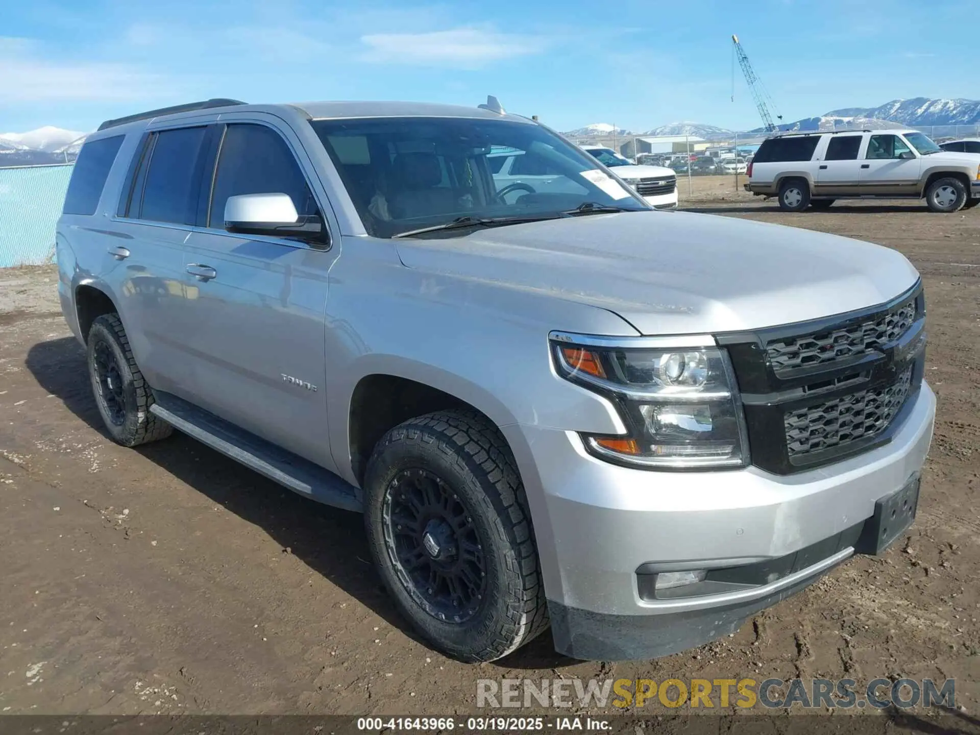 1 Photograph of a damaged car 1GNSKBKC4KR388622 CHEVROLET TAHOE 2019