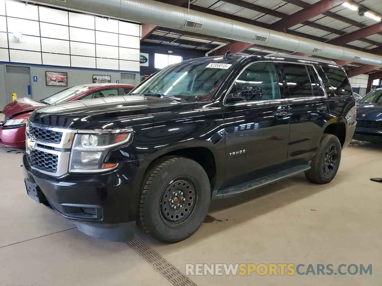 1 Photograph of a damaged car 1GNSKBKC6KR123068 CHEVROLET TAHOE 2019