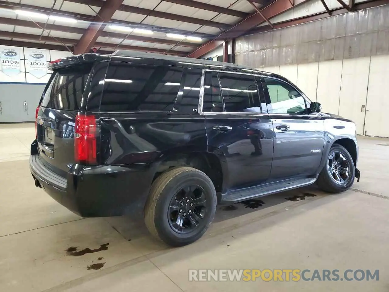 3 Photograph of a damaged car 1GNSKBKC6KR123068 CHEVROLET TAHOE 2019