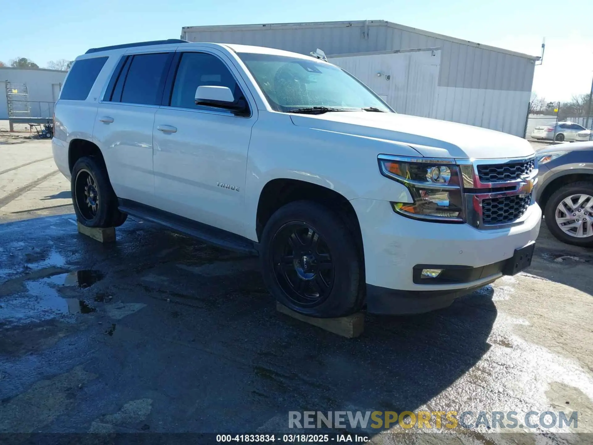 1 Photograph of a damaged car 1GNSKBKC7KR307869 CHEVROLET TAHOE 2019