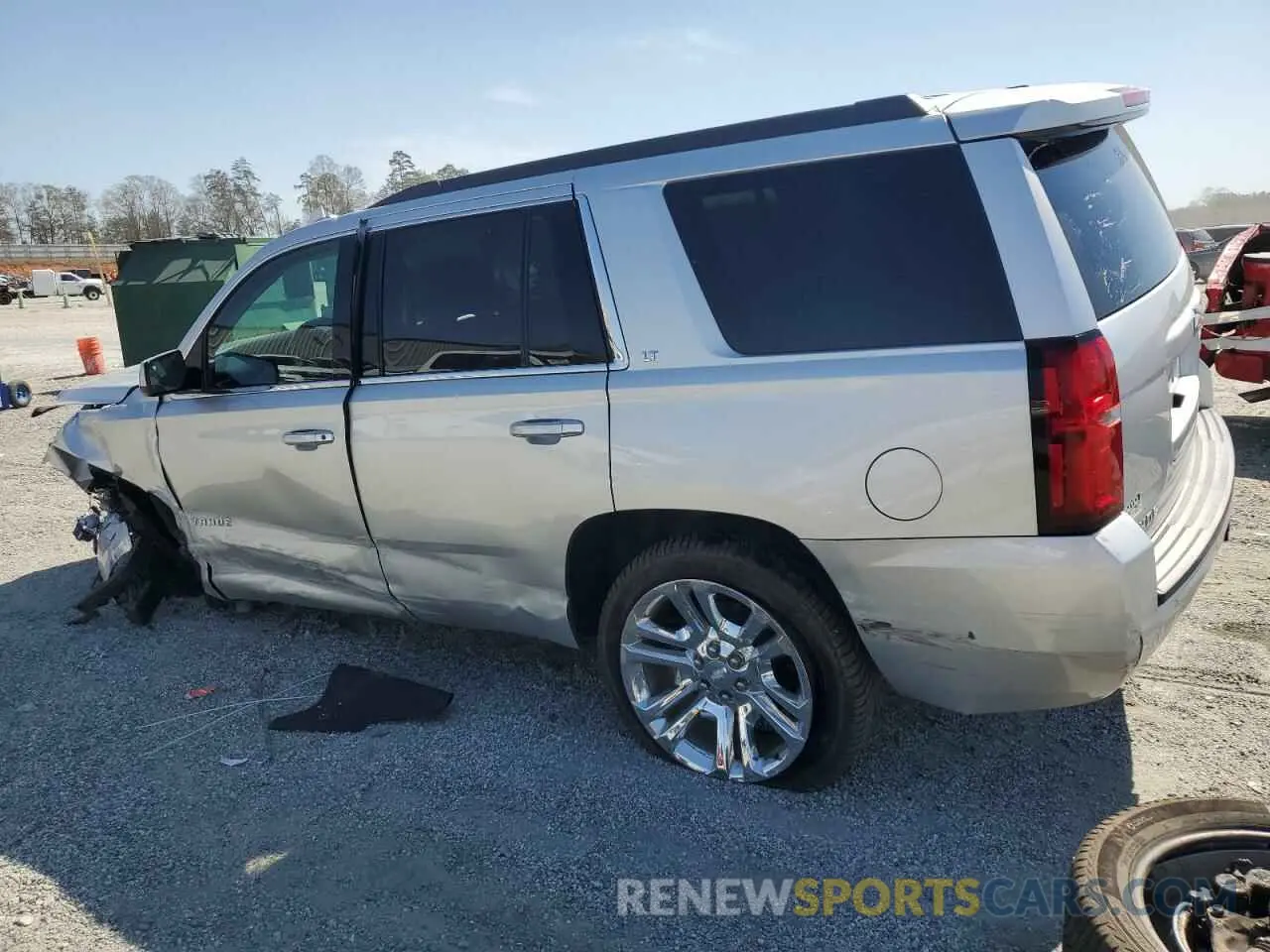 2 Photograph of a damaged car 1GNSKBKC7KR376724 CHEVROLET TAHOE 2019