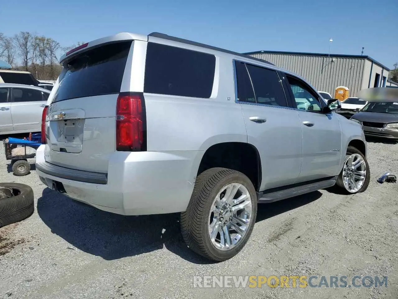 3 Photograph of a damaged car 1GNSKBKC7KR376724 CHEVROLET TAHOE 2019
