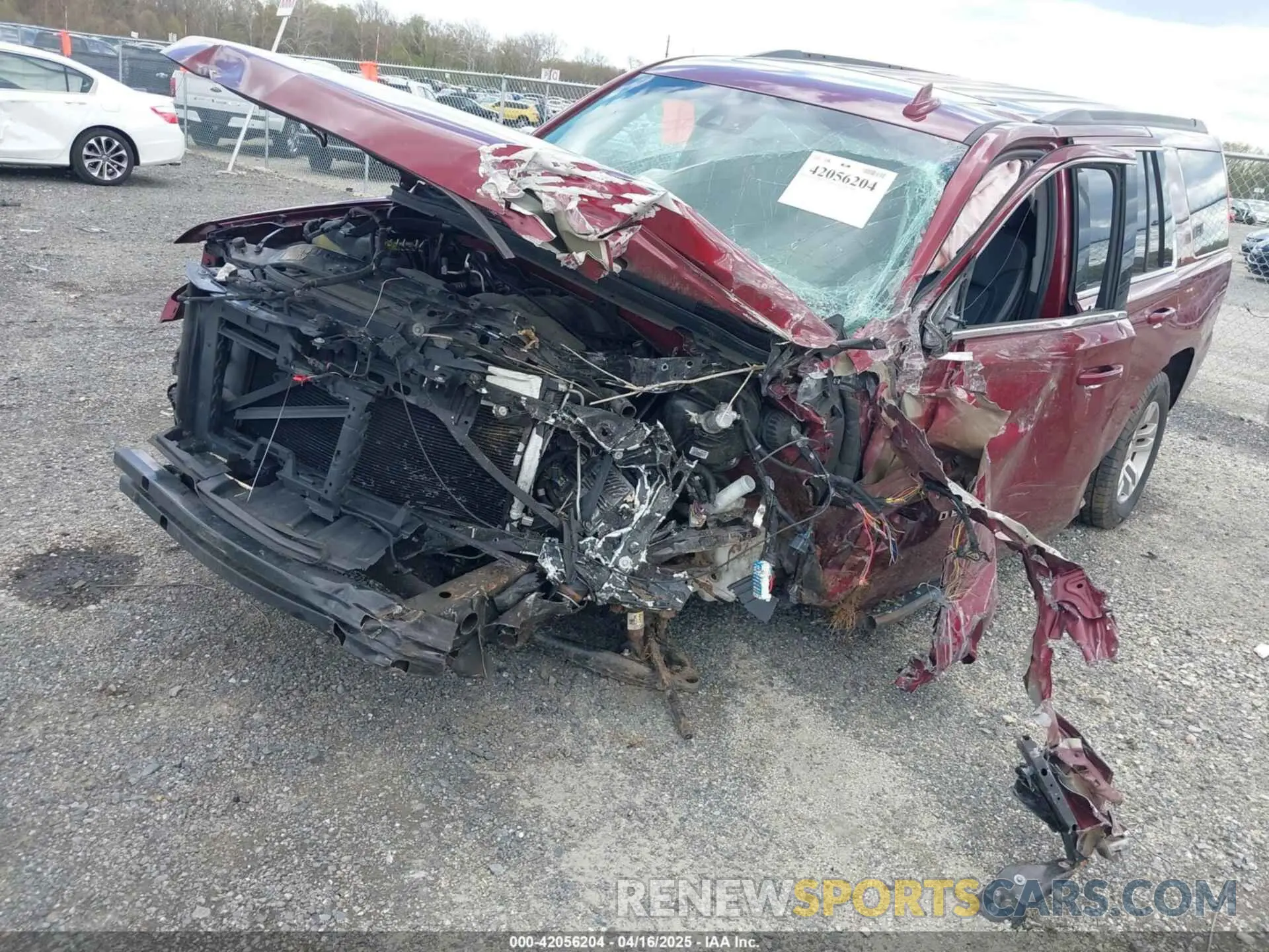 6 Photograph of a damaged car 1GNSKBKC8KR317570 CHEVROLET TAHOE 2019
