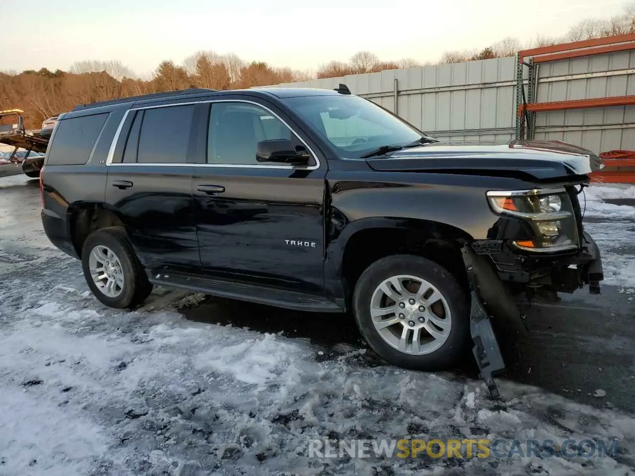 4 Photograph of a damaged car 1GNSKBKC8KR401906 CHEVROLET TAHOE 2019