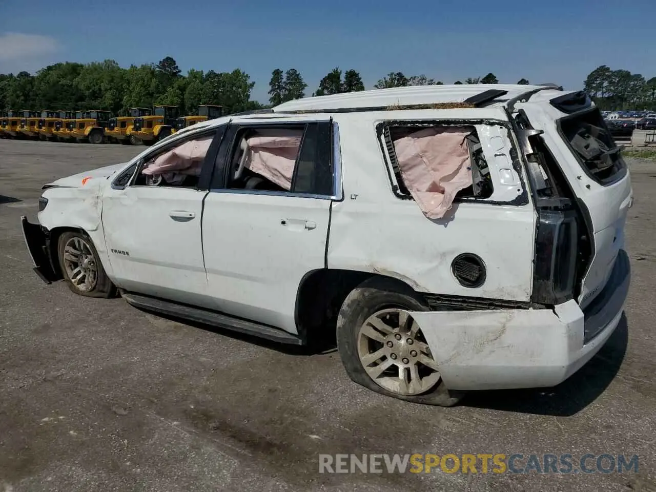 2 Photograph of a damaged car 1GNSKBKCXKR284815 CHEVROLET TAHOE 2019