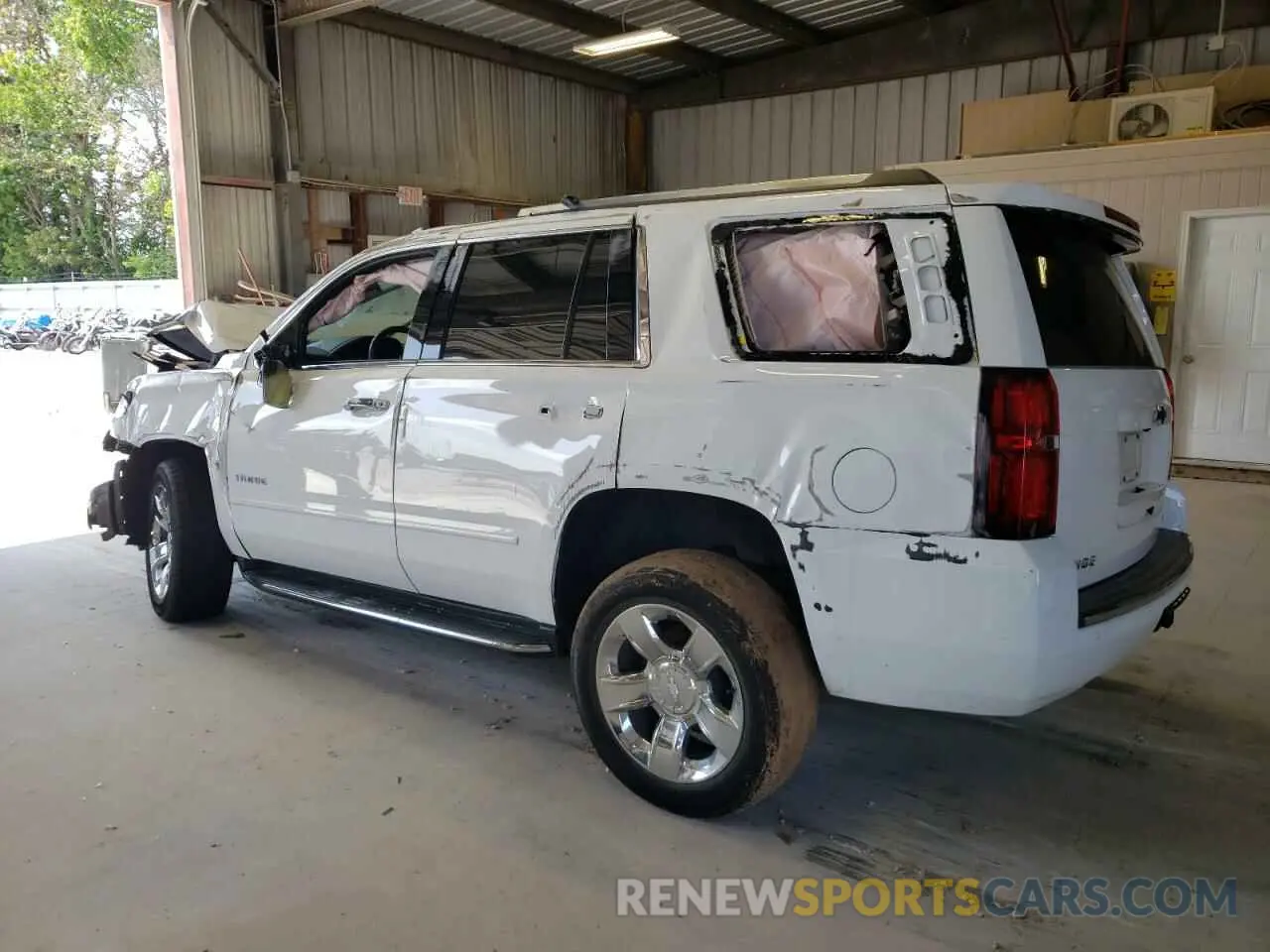 2 Photograph of a damaged car 1GNSKCKC0KR148764 CHEVROLET TAHOE 2019