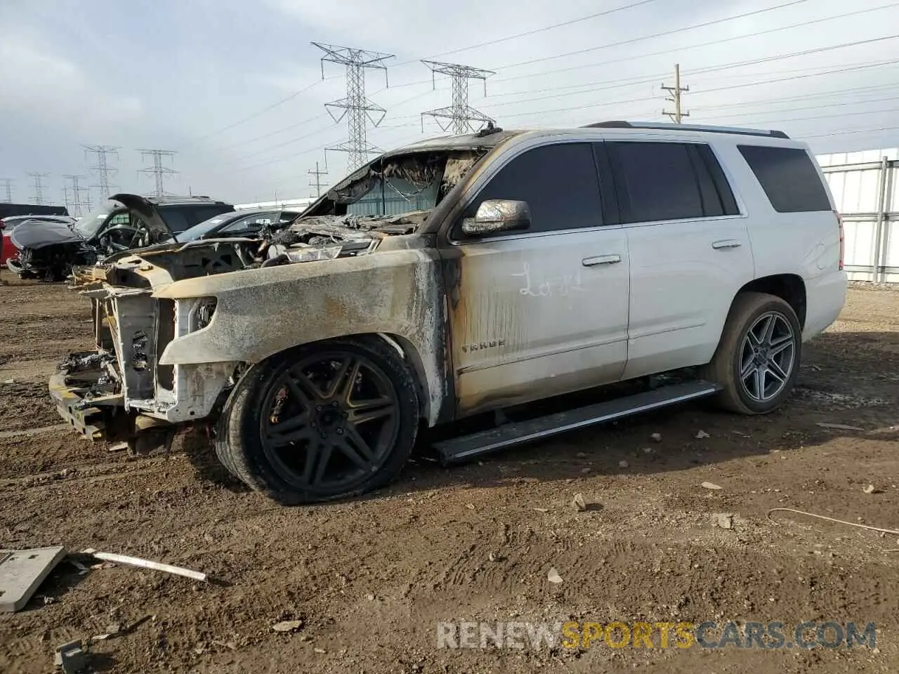 1 Photograph of a damaged car 1GNSKCKC5KR101973 CHEVROLET TAHOE 2019