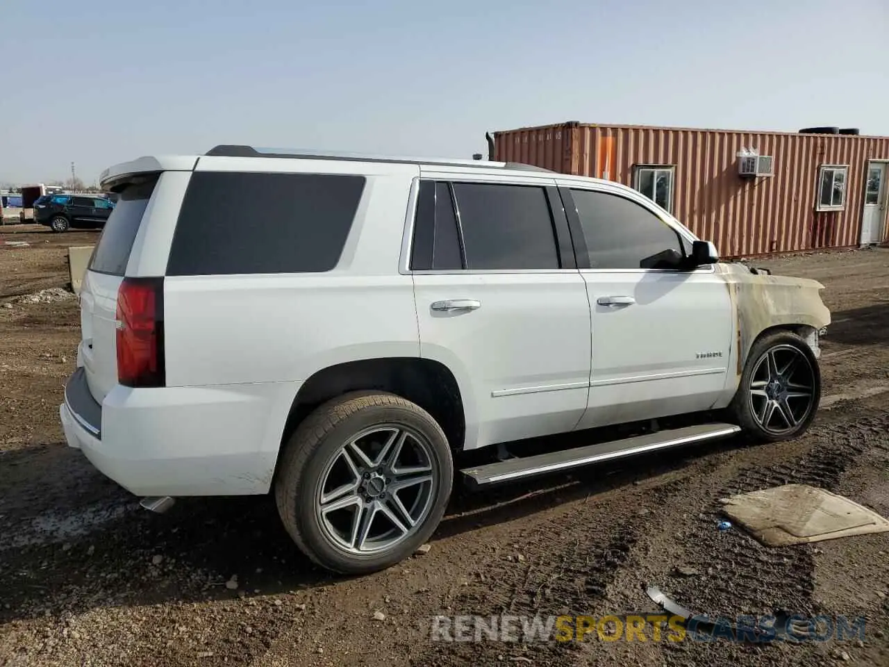 3 Photograph of a damaged car 1GNSKCKC5KR101973 CHEVROLET TAHOE 2019