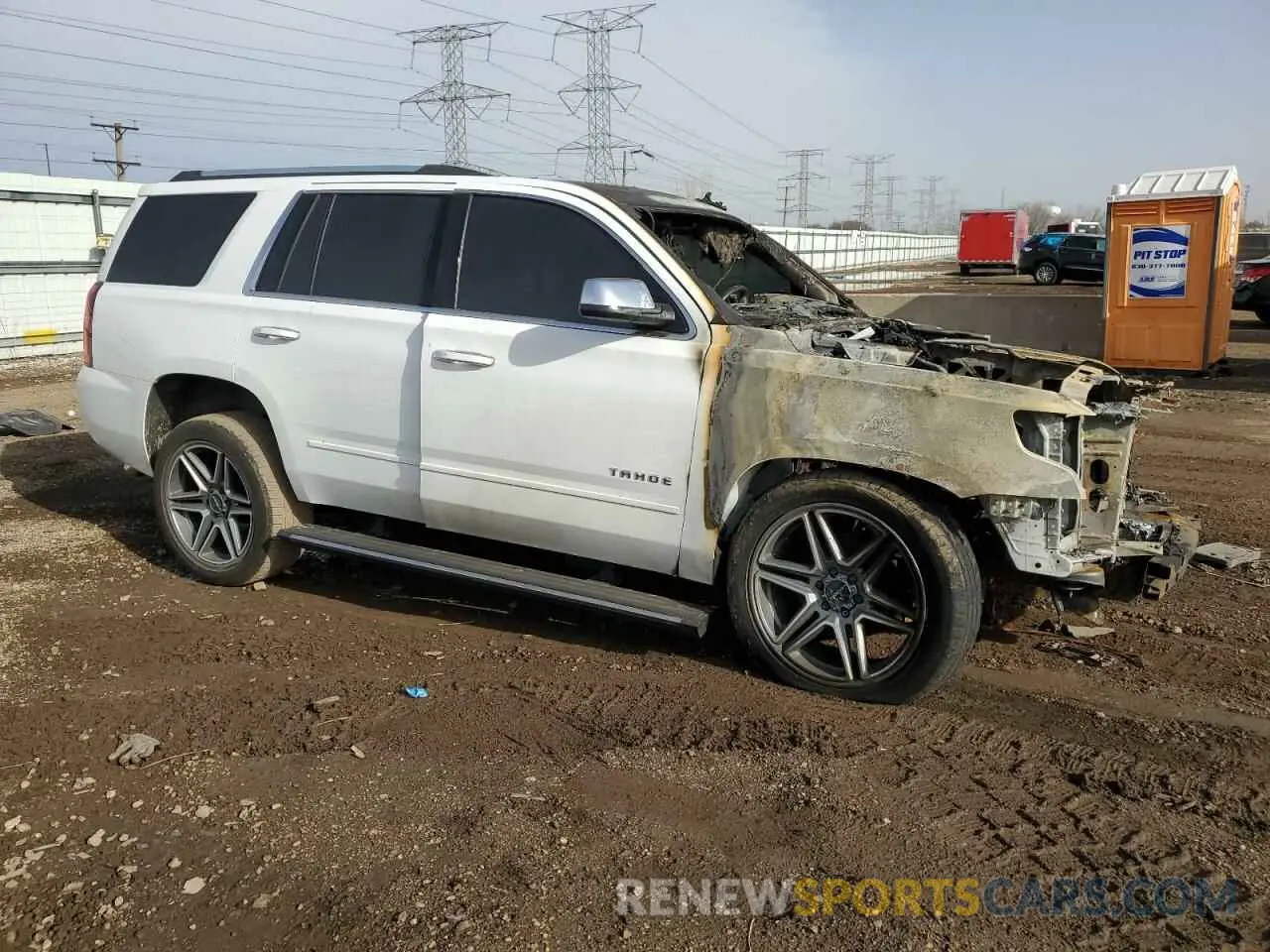 4 Photograph of a damaged car 1GNSKCKC5KR101973 CHEVROLET TAHOE 2019