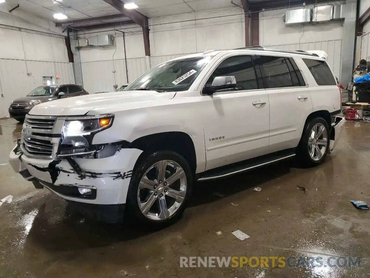 1 Photograph of a damaged car 1GNSKCKCXKR208663 CHEVROLET TAHOE 2019