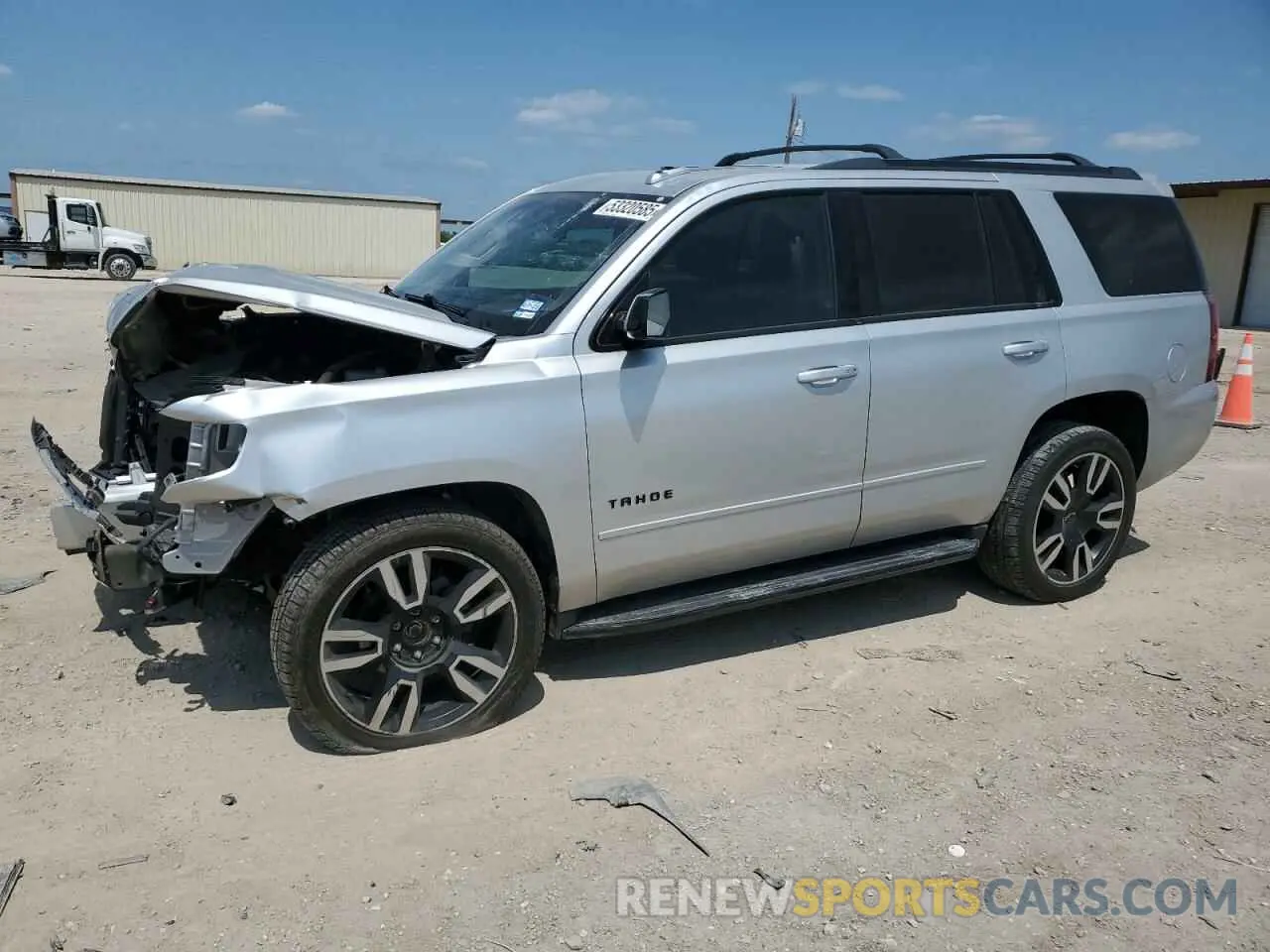 1 Photograph of a damaged car 1GNSKCKJ3KR295868 CHEVROLET TAHOE 2019