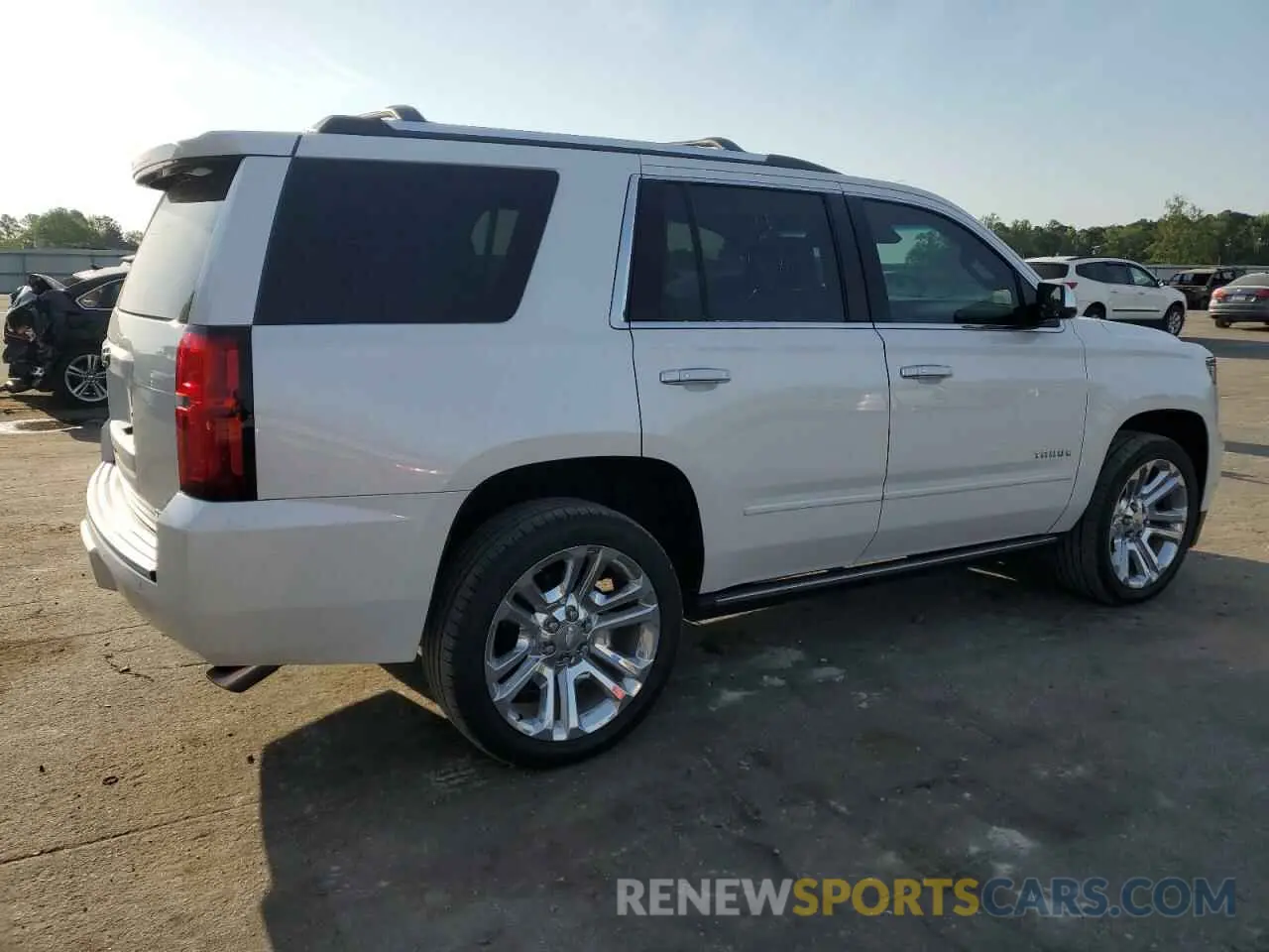 3 Photograph of a damaged car 1GNSKCKJ6KR311965 CHEVROLET TAHOE 2019