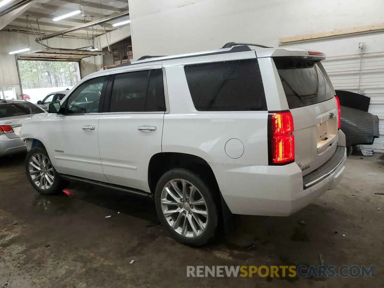 2 Photograph of a damaged car 1GNSKCKJ9KR225873 CHEVROLET TAHOE 2019