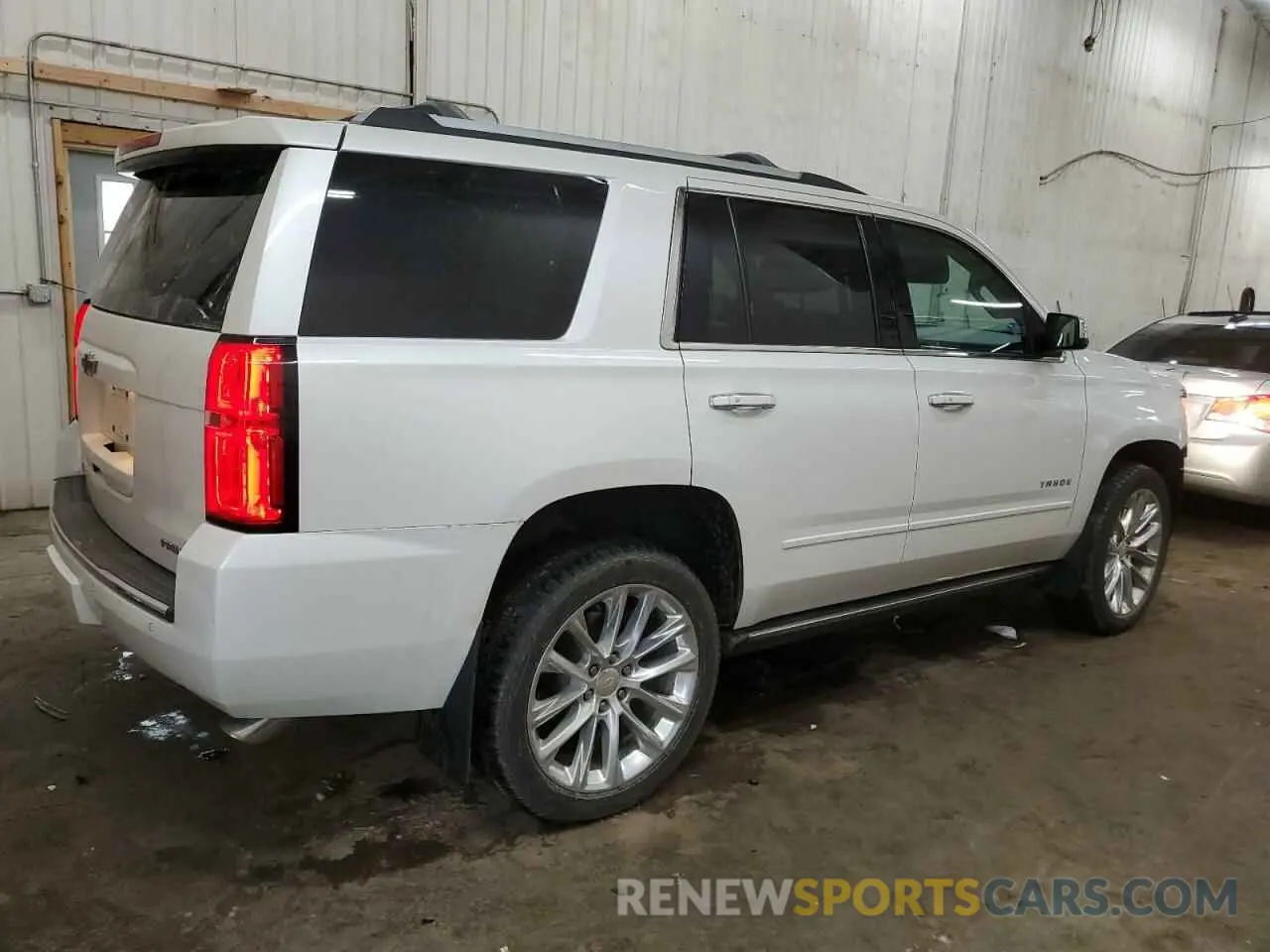 3 Photograph of a damaged car 1GNSKCKJ9KR225873 CHEVROLET TAHOE 2019