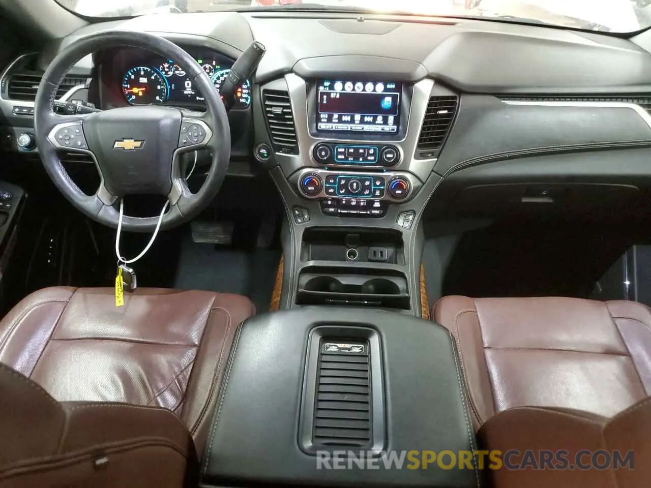 8 Photograph of a damaged car 1GNSKCKJ9KR225873 CHEVROLET TAHOE 2019