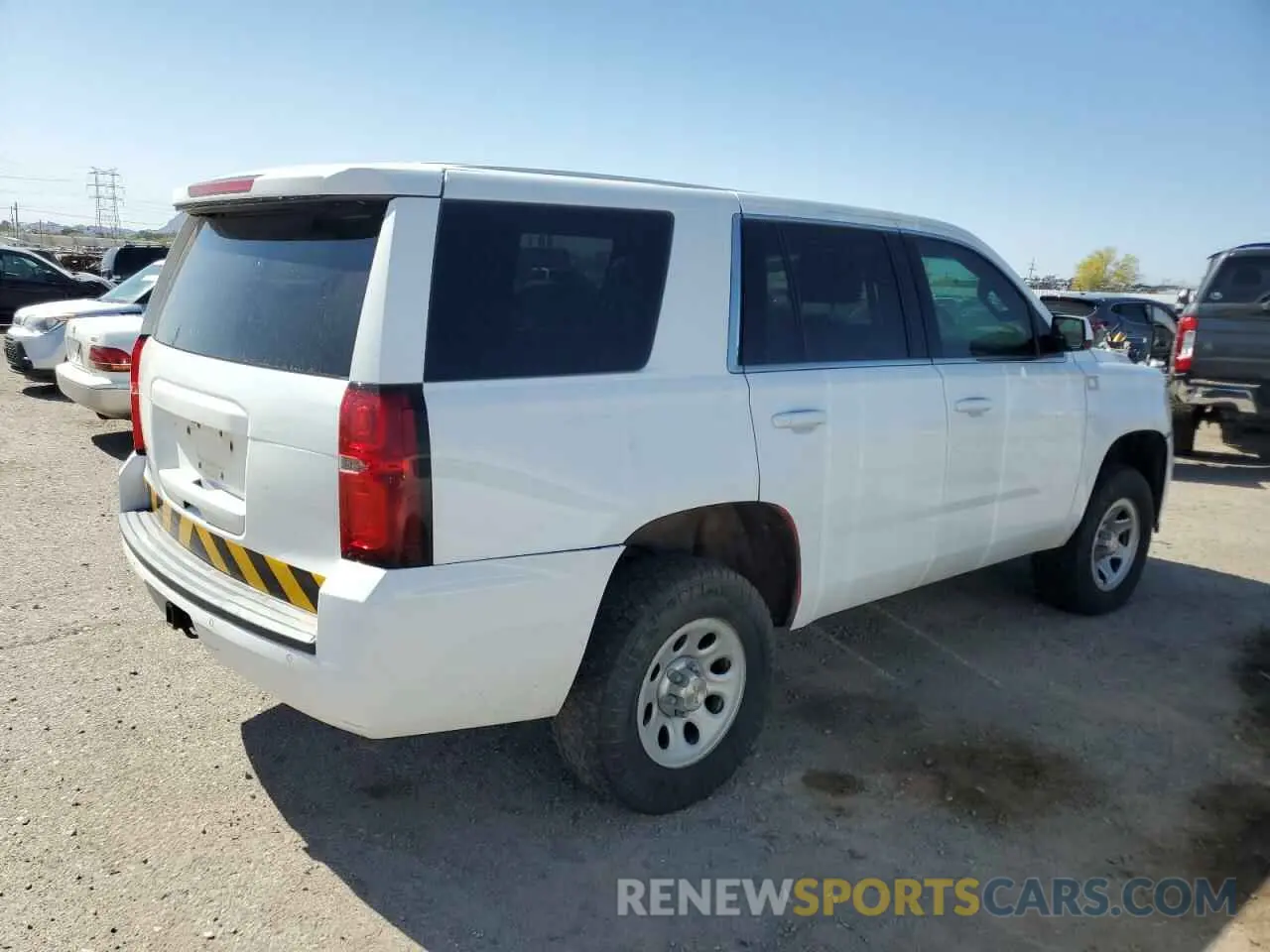 3 Photograph of a damaged car 1GNSKFEC3KR127520 CHEVROLET TAHOE 2019