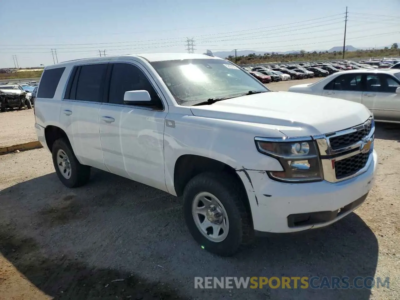 4 Photograph of a damaged car 1GNSKFEC3KR127520 CHEVROLET TAHOE 2019