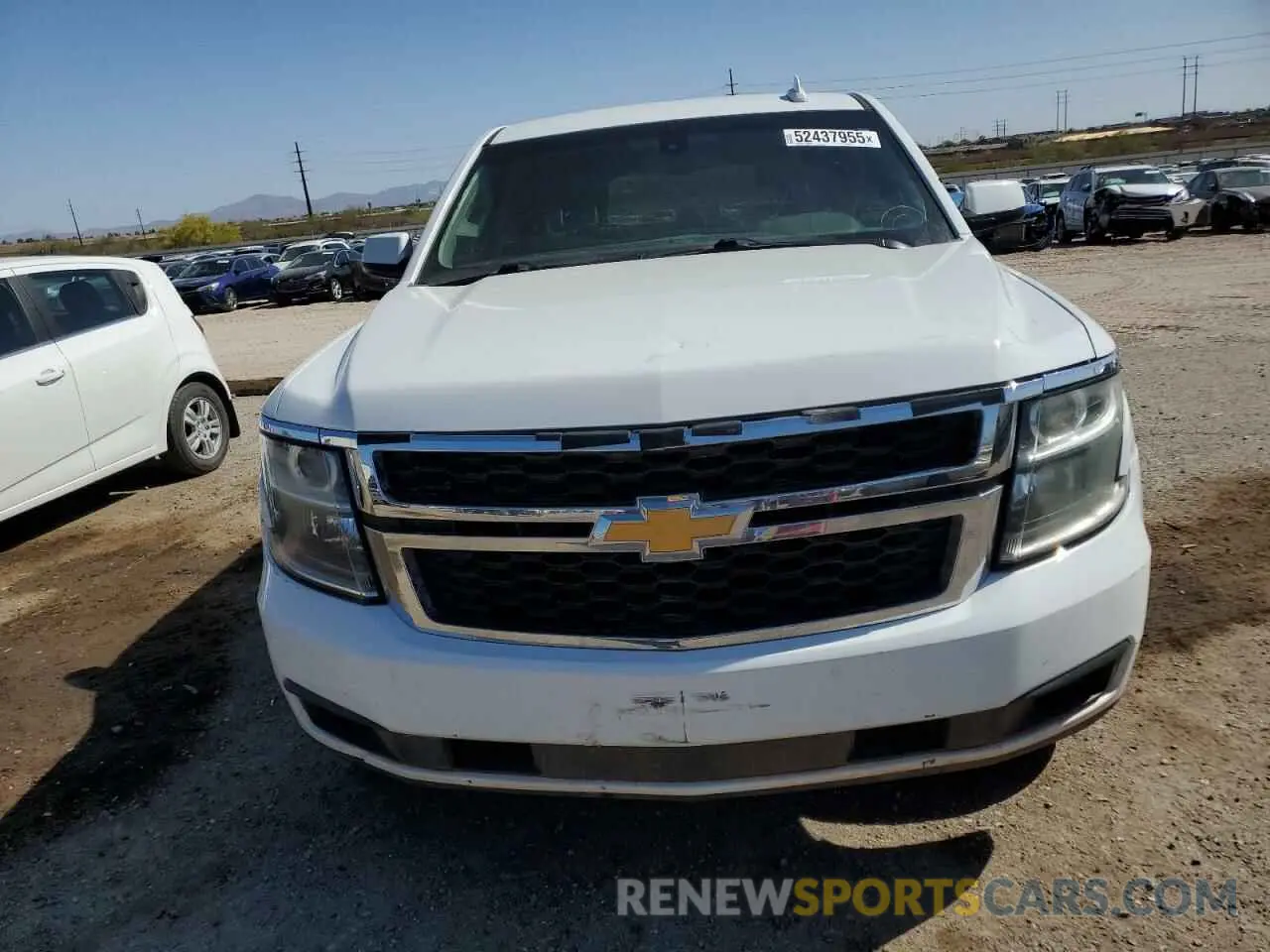 5 Photograph of a damaged car 1GNSKFEC3KR127520 CHEVROLET TAHOE 2019