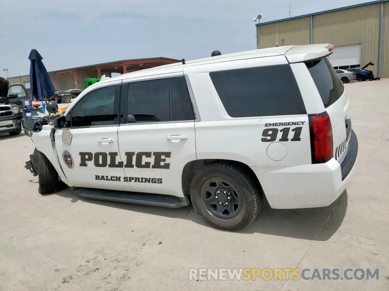 2 Photograph of a damaged car 1GNLCDEC0LR115610 CHEVROLET TAHOE 2020