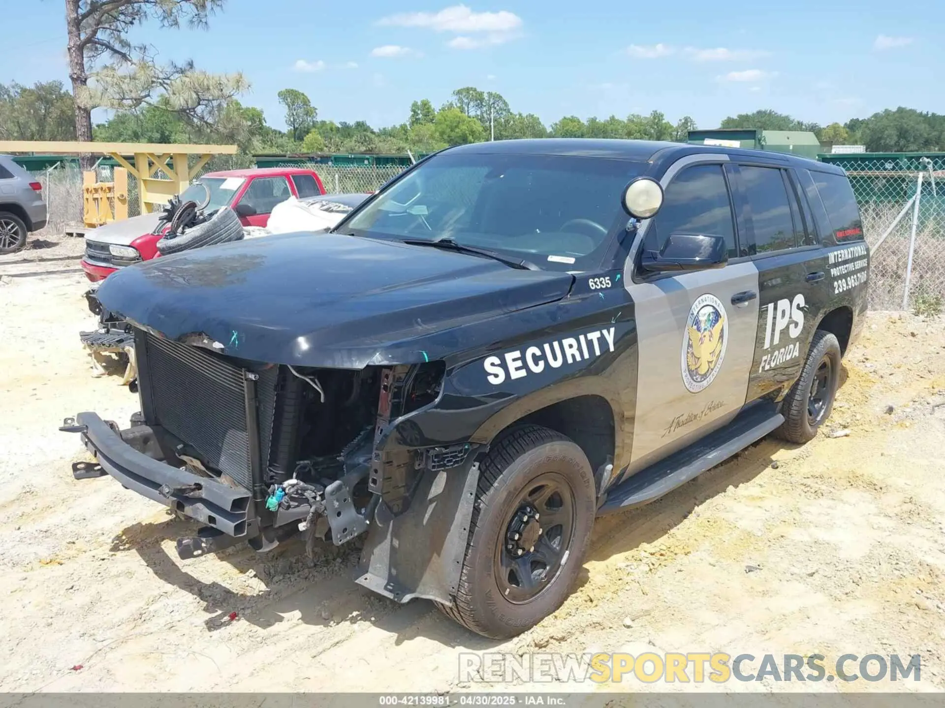 2 Photograph of a damaged car 1GNLCDEC6LR166335 CHEVROLET TAHOE 2020