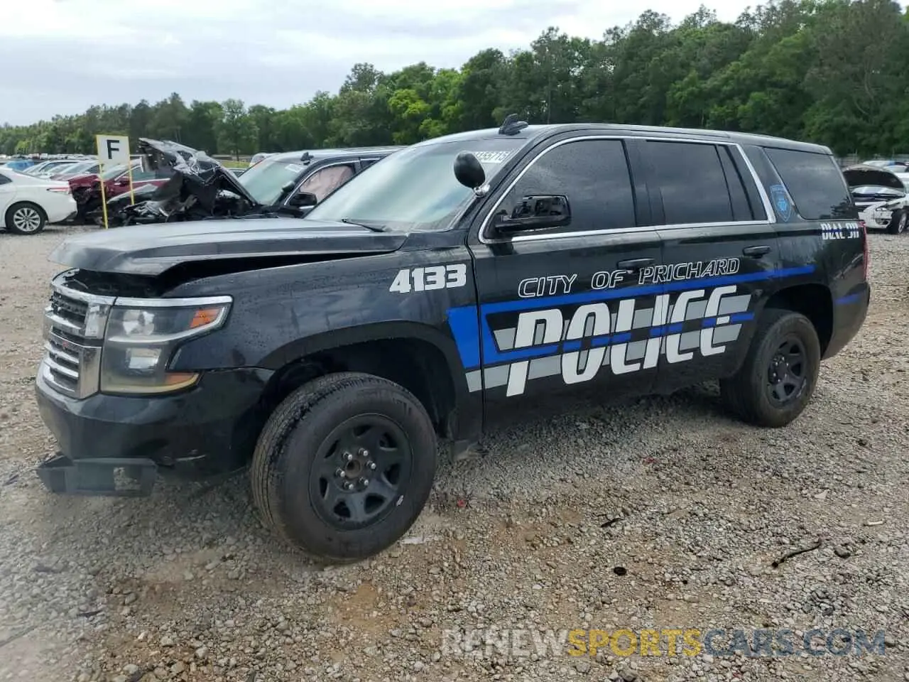 1 Photograph of a damaged car 1GNLCDEC6LR234133 CHEVROLET TAHOE 2020
