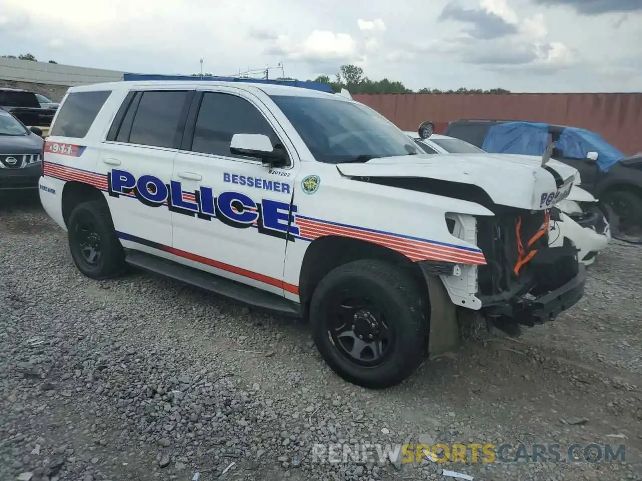 4 Photograph of a damaged car 1GNLCDEC7LR297600 CHEVROLET TAHOE 2020