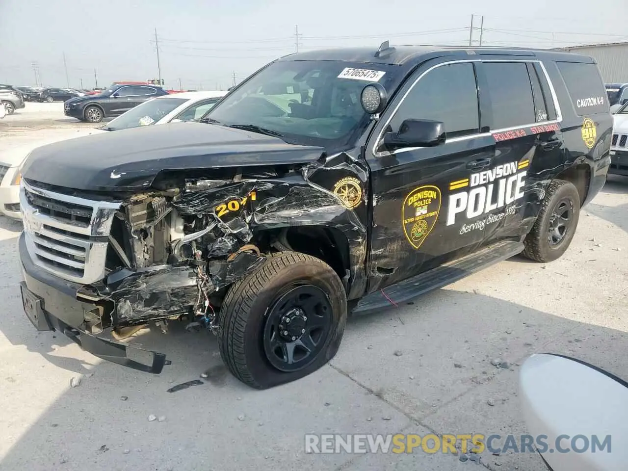 1 Photograph of a damaged car 1GNLCDEC7LR298228 CHEVROLET TAHOE 2020