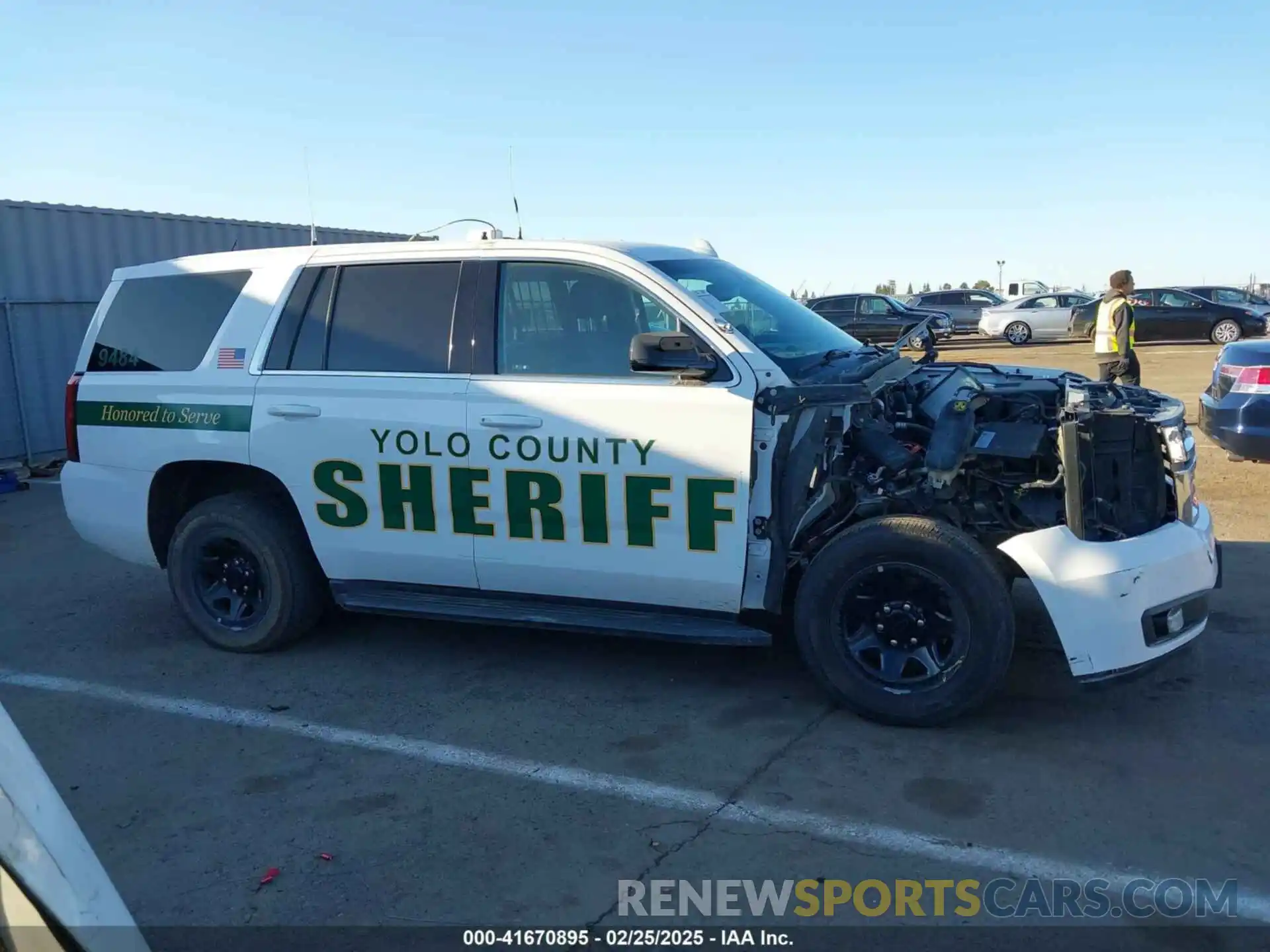 13 Photograph of a damaged car 1GNLCDEC8LR283902 CHEVROLET TAHOE 2020